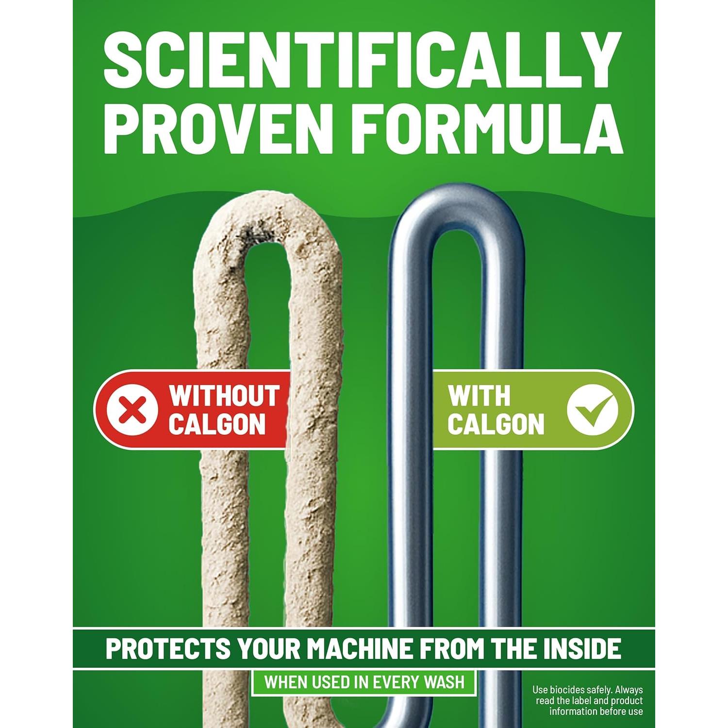 Limpiador de Lavadora Calgon Hygiene Plus 65 Tabletas Sin Fragancia