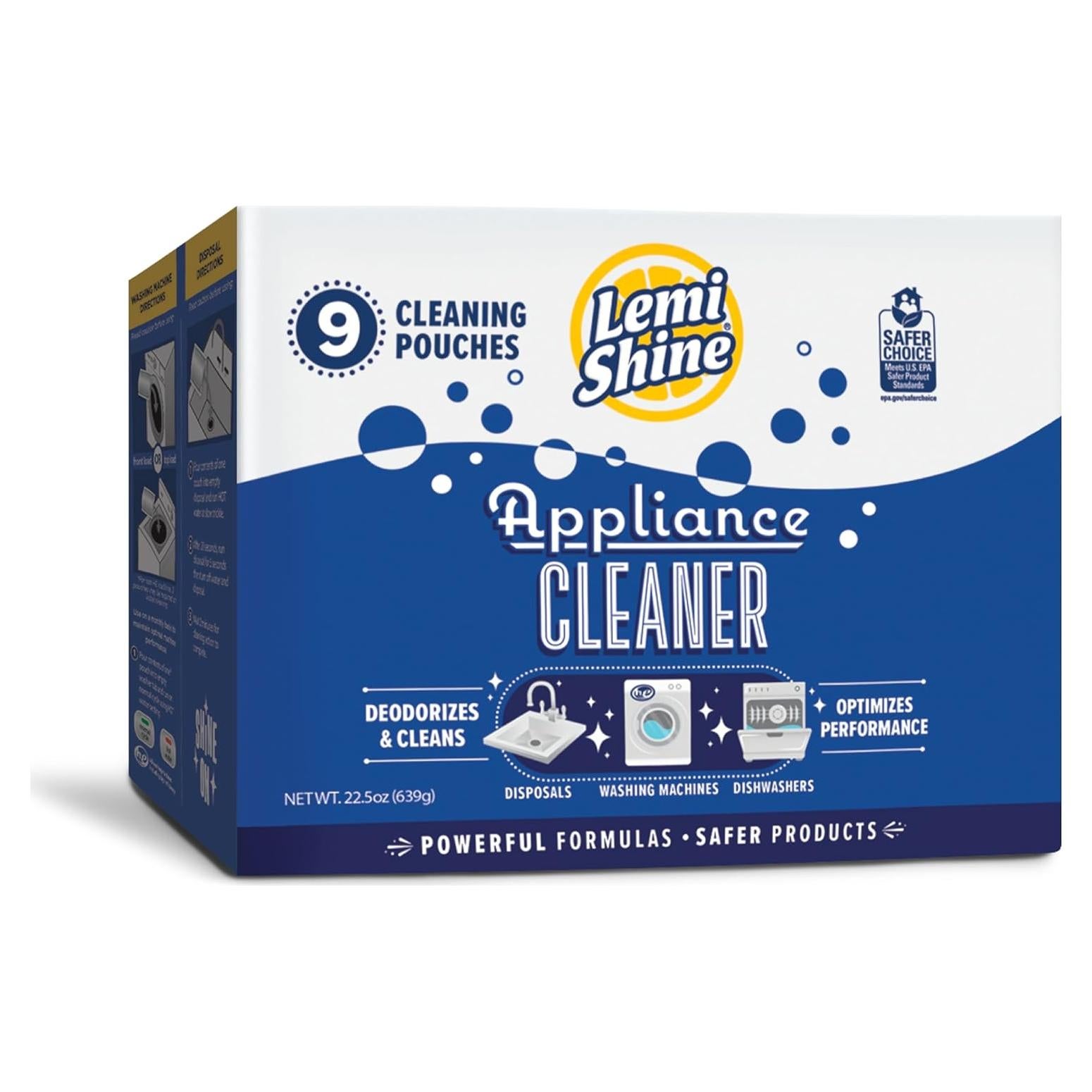 Limpiador de Electrodomésticos Lemi Shine 9 Paquetes 76.9g