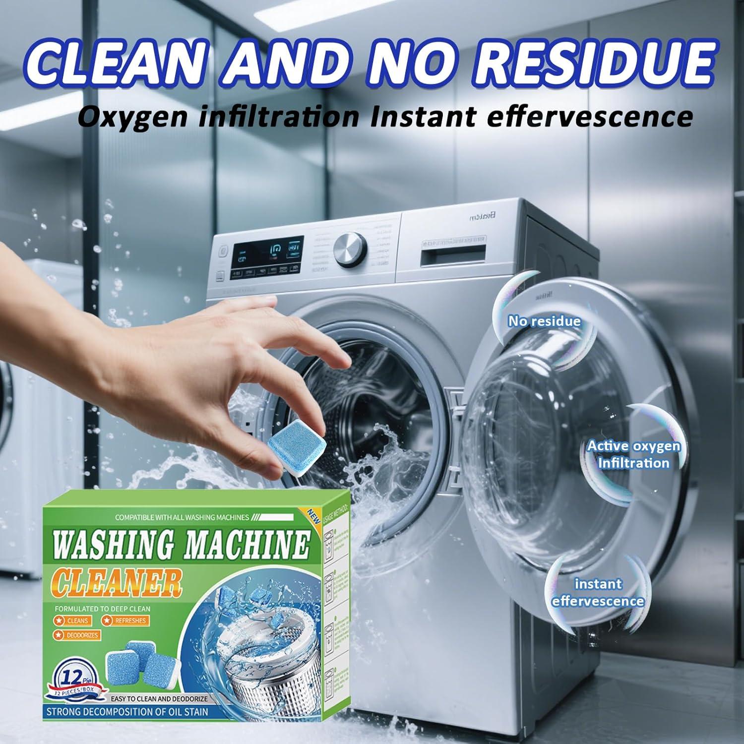 Tabletas Limpiadoras Deyuoau para Lavadora - 12 Piezas