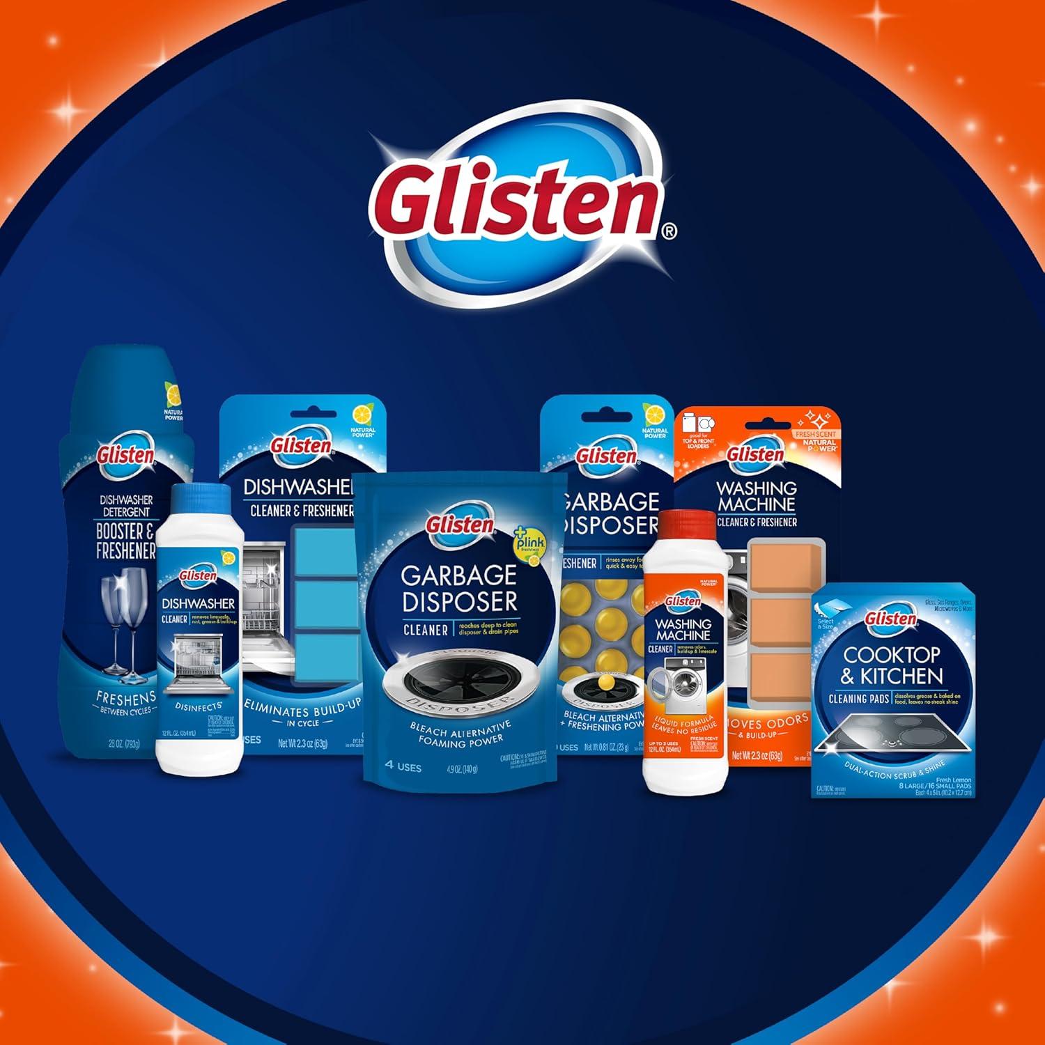 Limpiador de Lavadora Glisten 340g - Elimina Olores y Residuos