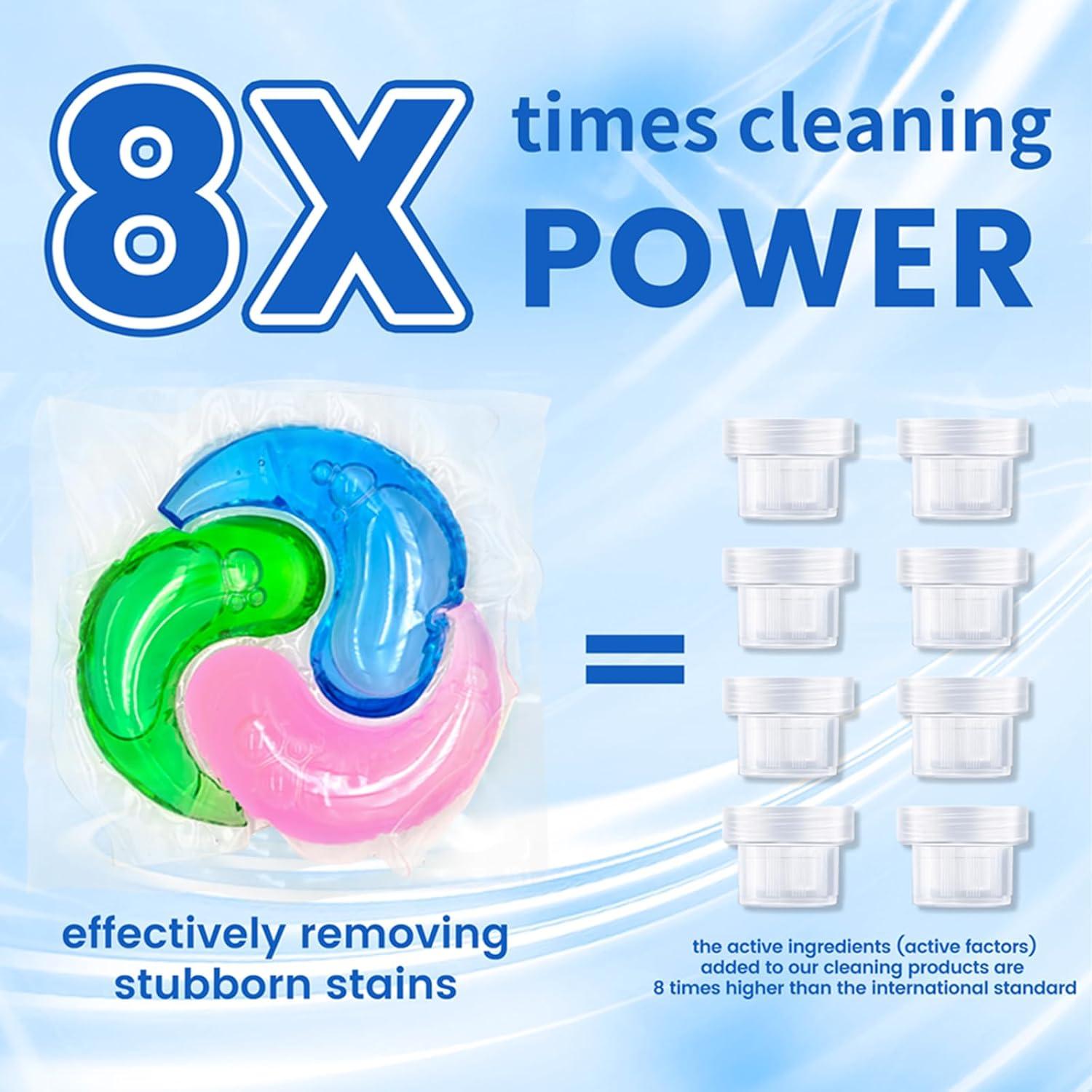 Cápsulas de Lavado 3 en 1 Ikeda - 30 Piezas Fragancia Bosque