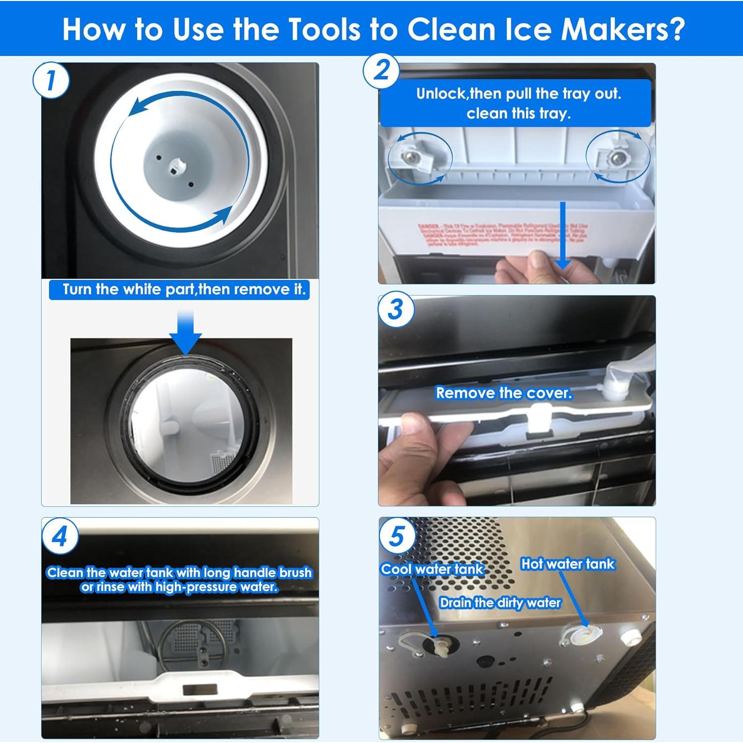 Limpiador Desincrustante NUNET para Máquina de Hielo 3x4oz