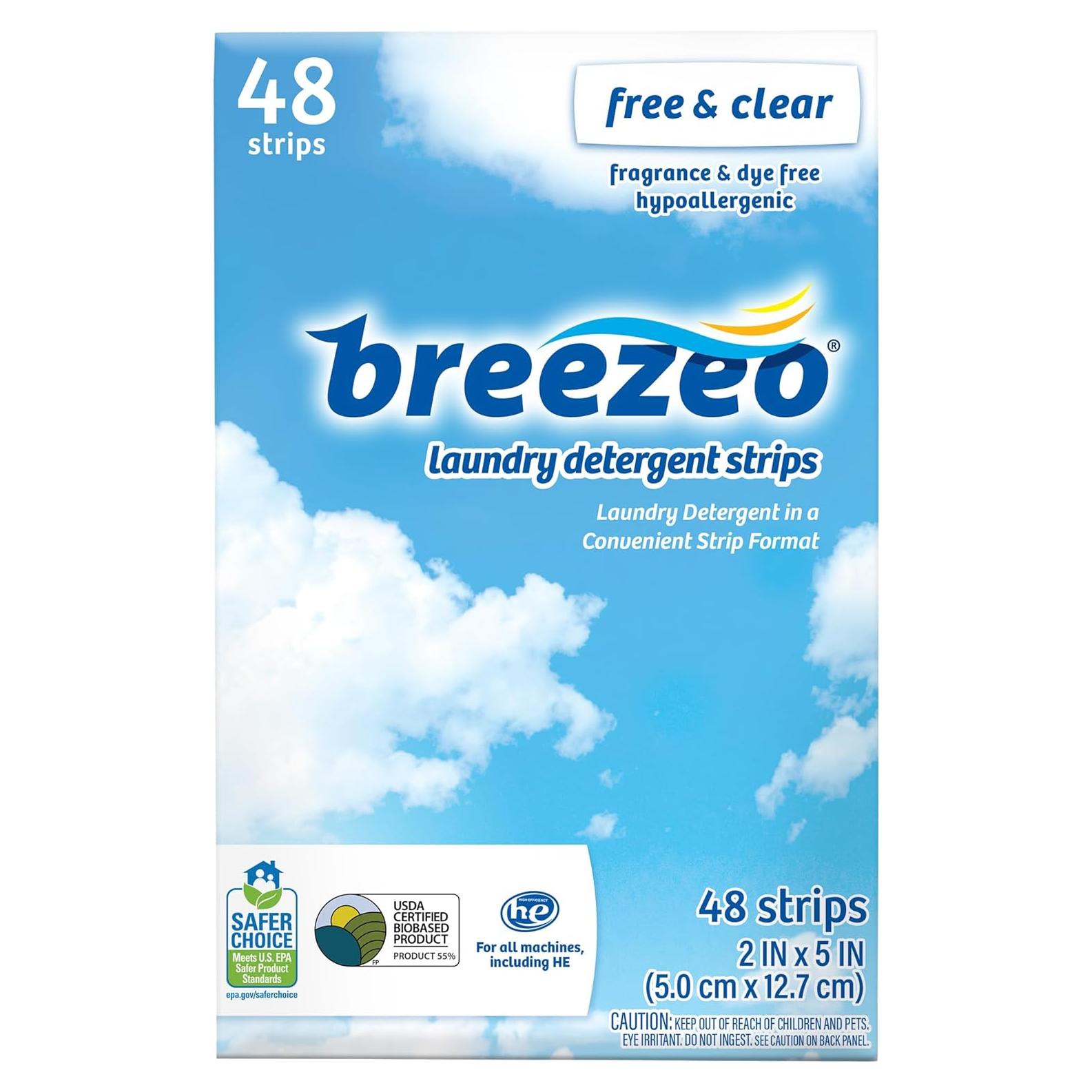 Detergente para Ropa en Tiras Cleanfinity 48 Unidades Libre y Claro