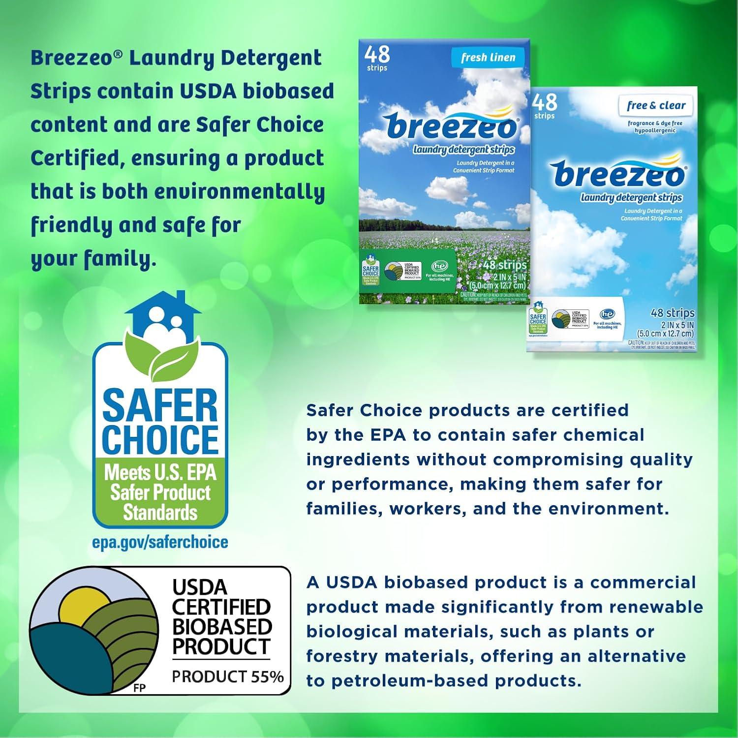 Detergente para Ropa en Tiras Cleanfinity 48 Unidades Libre y Claro