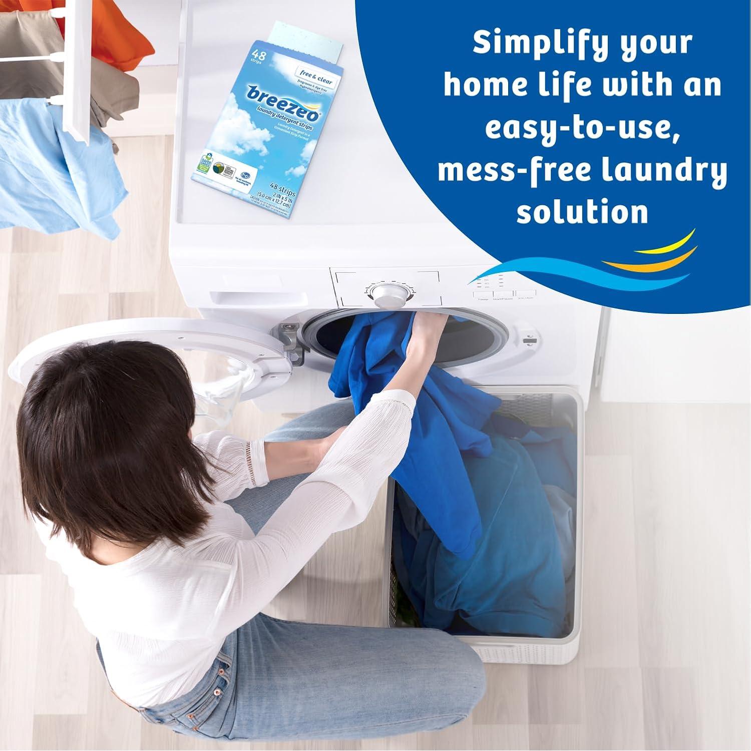 Detergente para Ropa en Tiras Cleanfinity 48 Unidades Libre y Claro