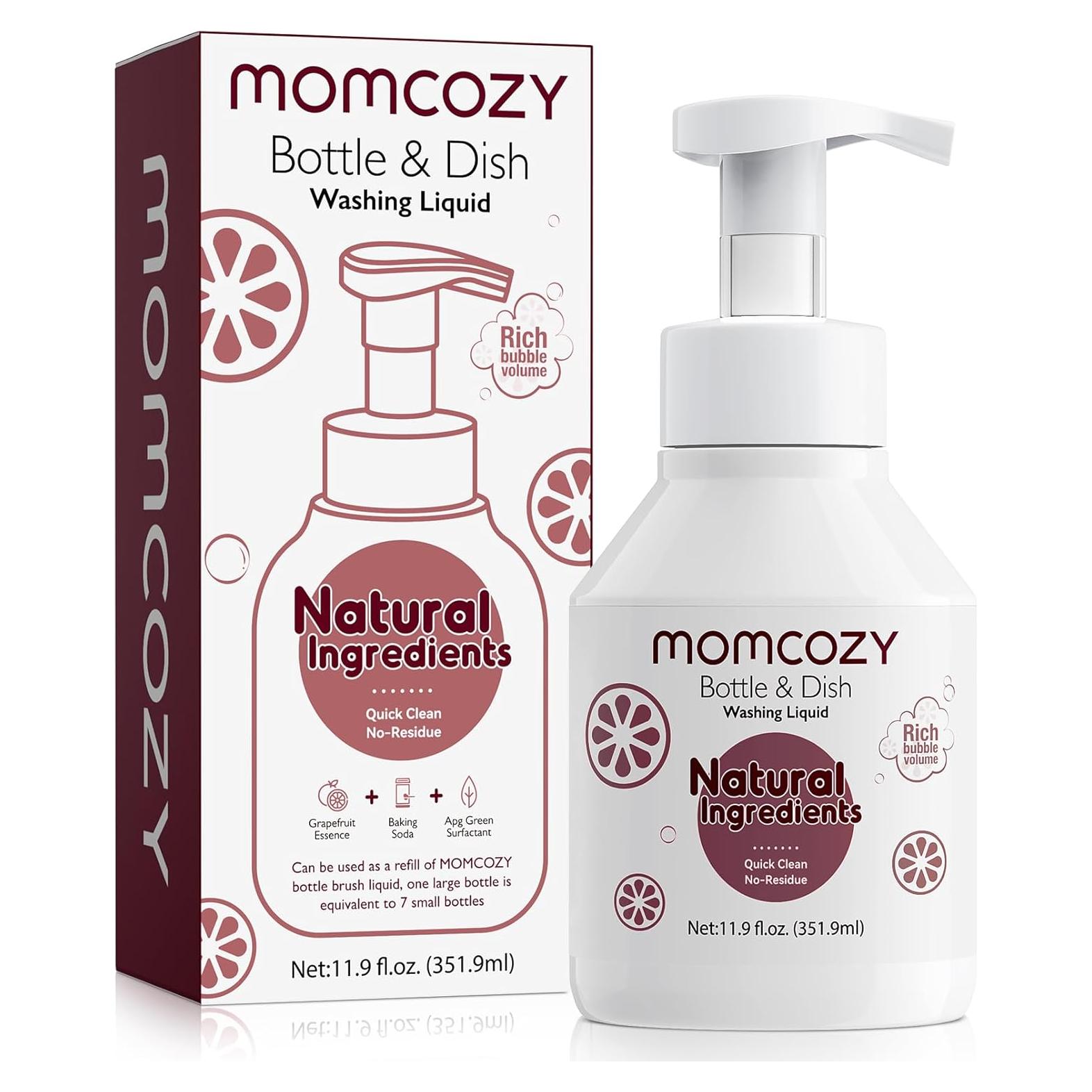 Líquido de Limpieza Momcozy para Cepillos de Botellas 336ml