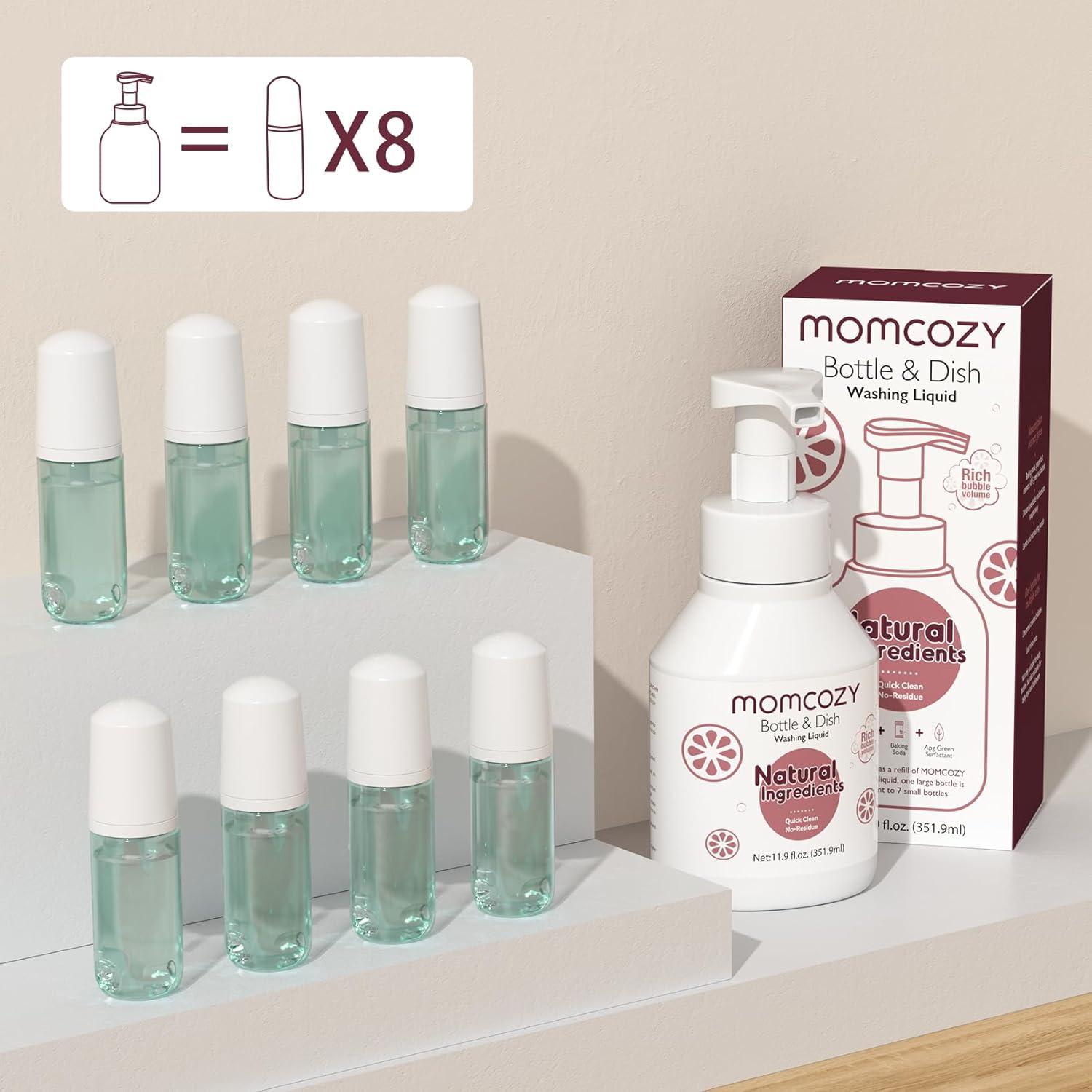 Líquido de Limpieza Momcozy para Cepillos de Botellas 336ml