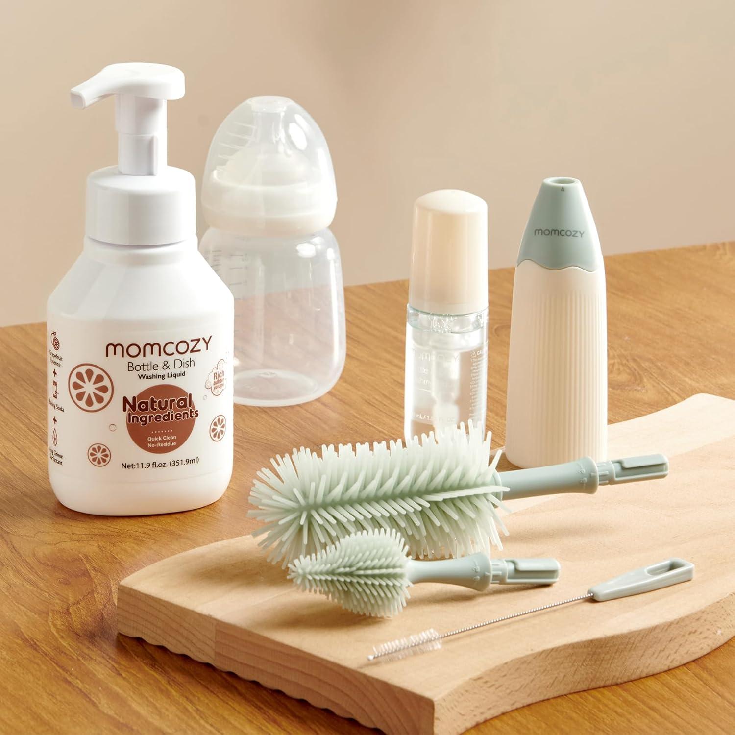 Líquido de Limpieza Momcozy para Cepillos de Botellas 336ml