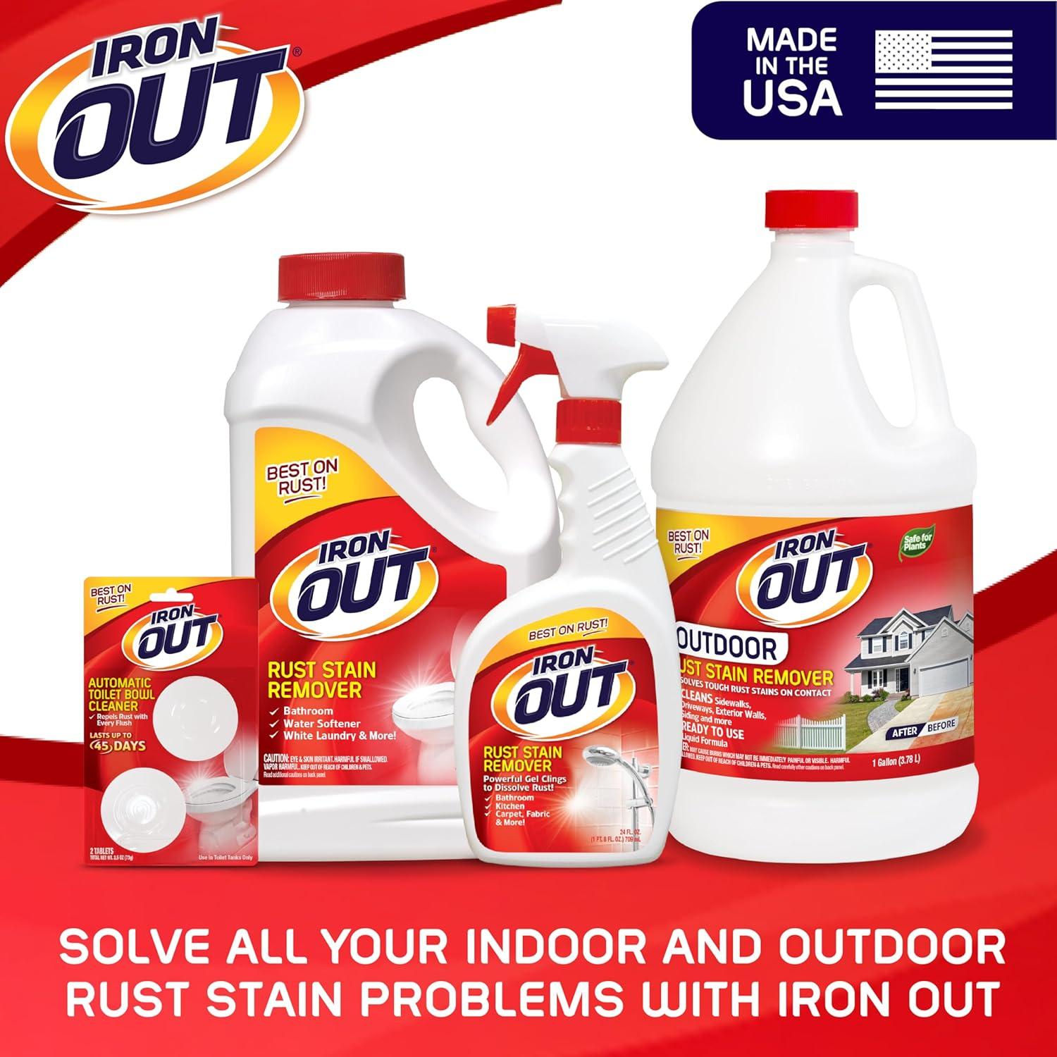 Gel en Spray Removedor de Manchas de Óxido Iron OUT 680g