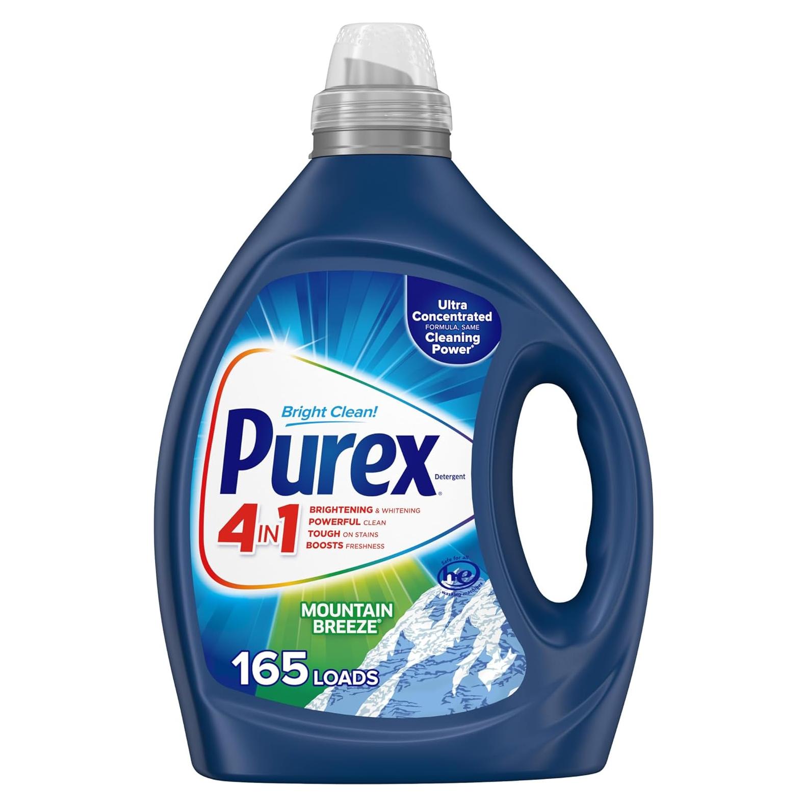 Detergente Líquido Purex 3X Brisa de Montaña 2.4L - 165 Cargas