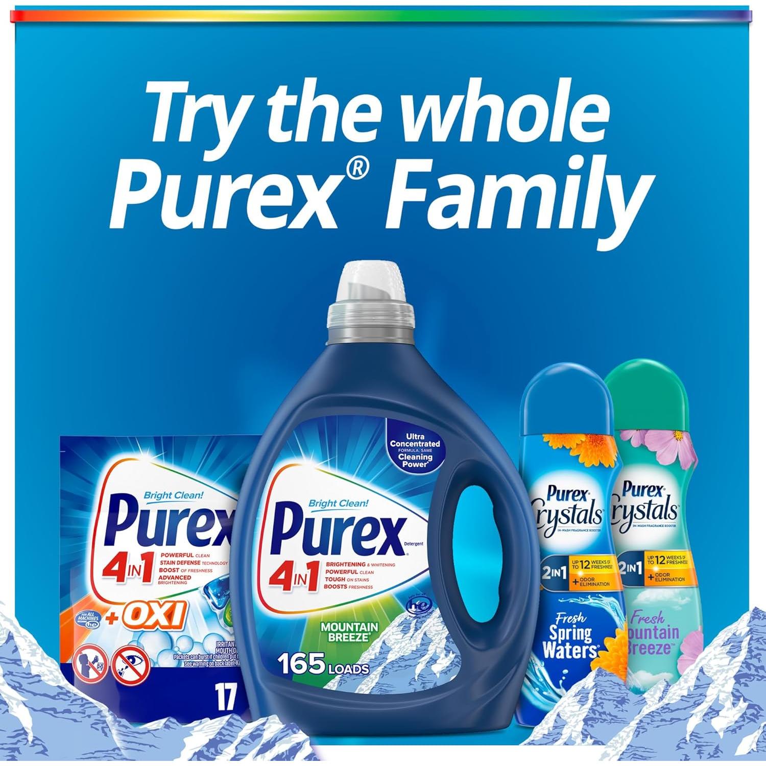 Detergente Líquido Purex 3X Brisa de Montaña 2.4L - 165 Cargas