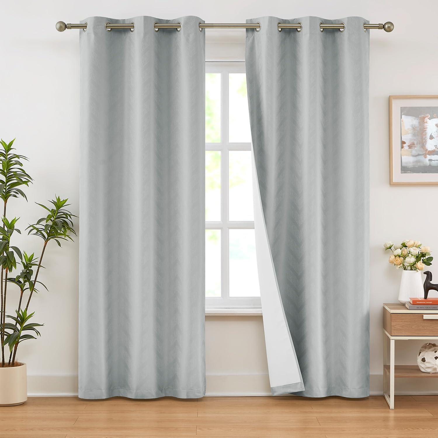 Cortinas Opacas Treatmentex 2 Paneles 100% Aislantes 40x240cm