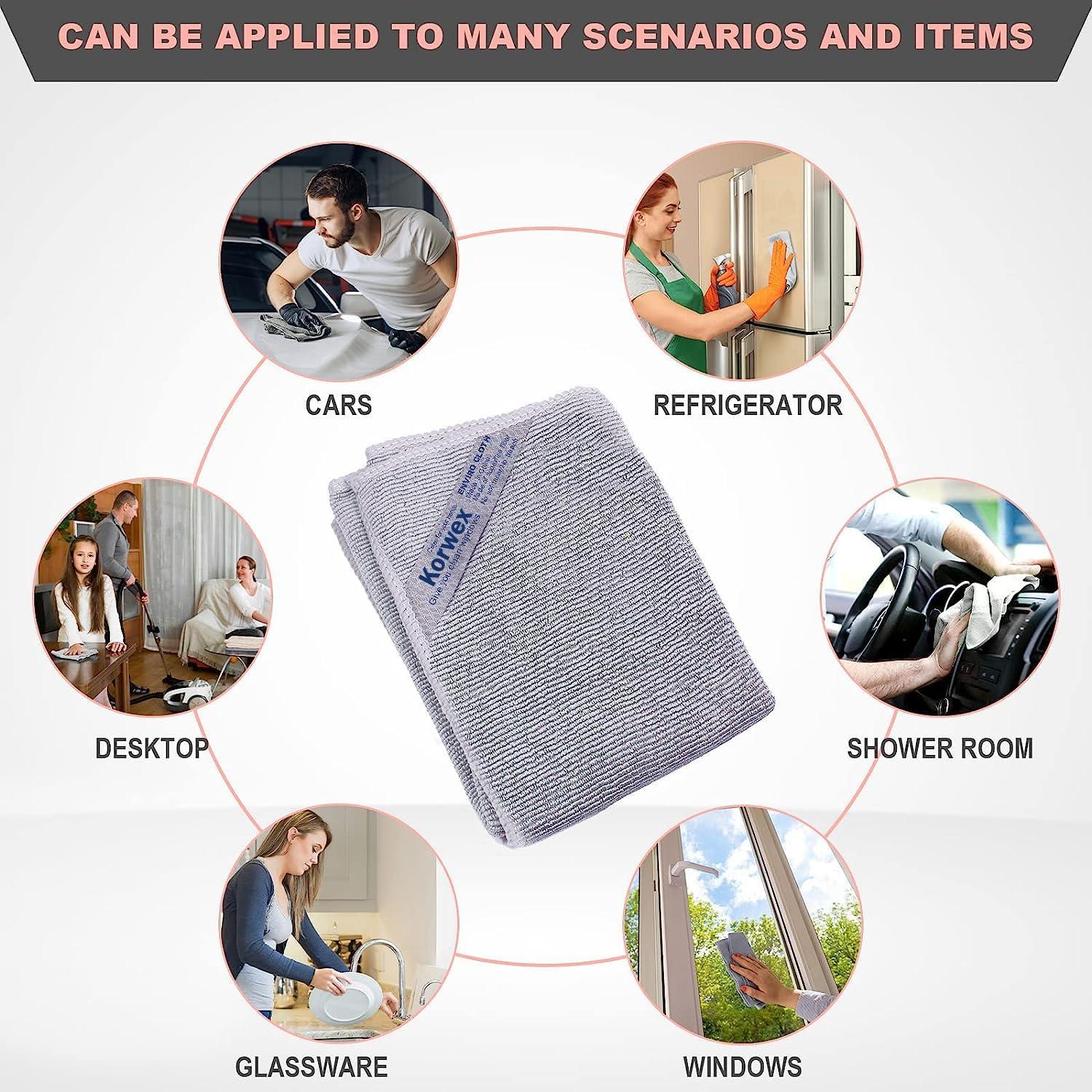 Paño de Limpieza de Ventanas Longmann Microfibra 45x45cm