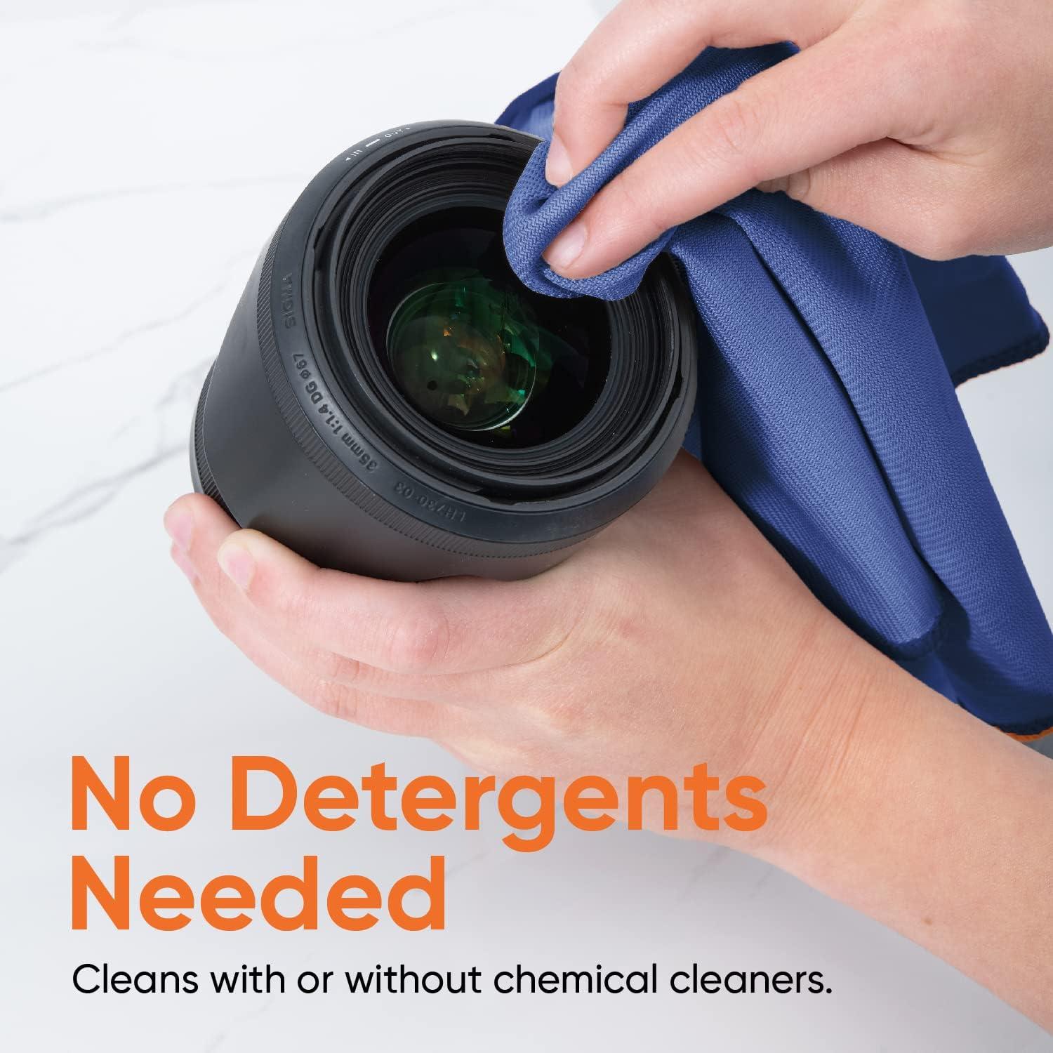 Paño de Microfibra Superio Milagroso 12 Unidades Verde/Azul 40x35 cm