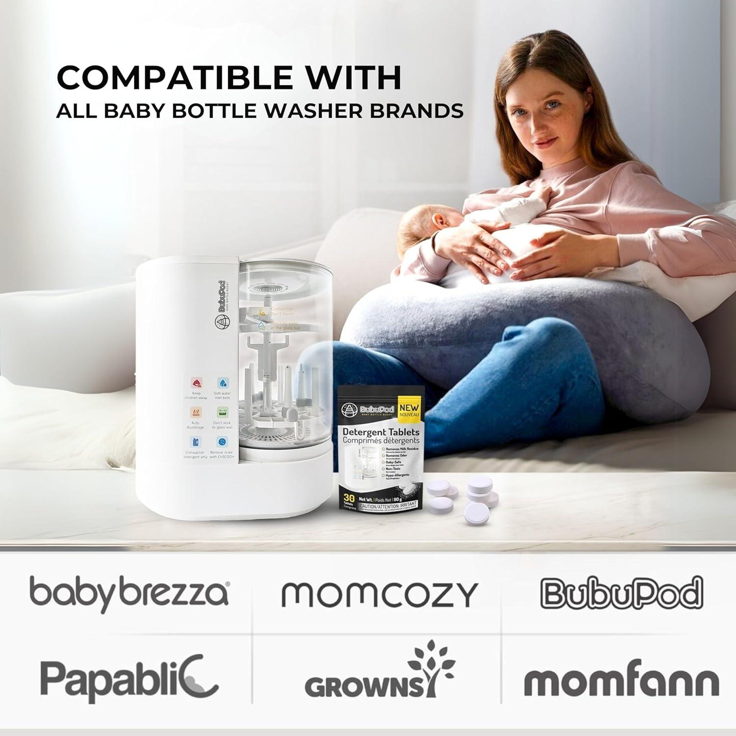 Tabletas de detergente BUBUPOD para biberones - 60 unidades