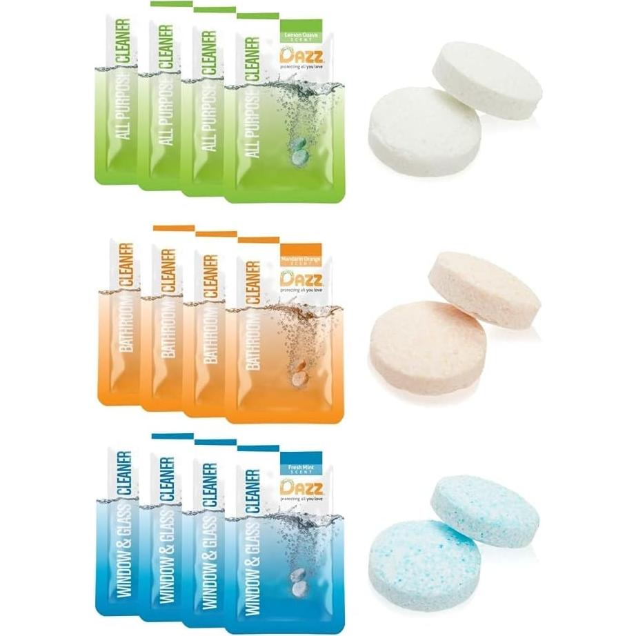 Paquete de Recarga DAZZ - 12 Tabletas Ecológicas Multiusos