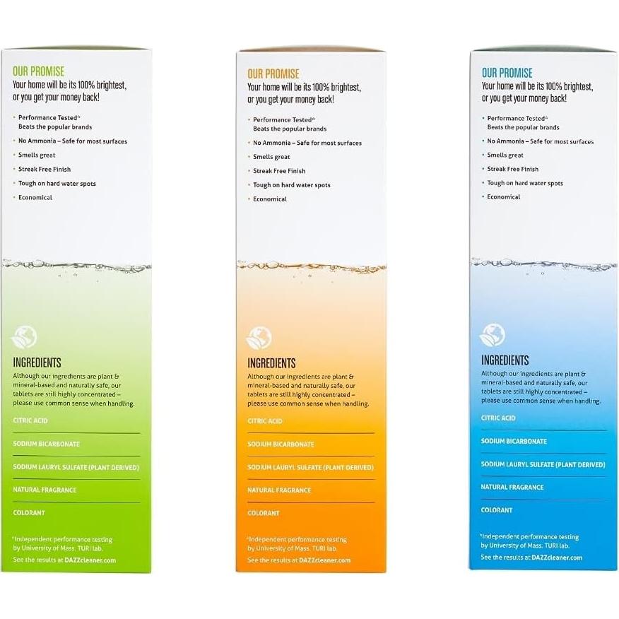 Paquete de Recarga DAZZ - 12 Tabletas Ecológicas Multiusos