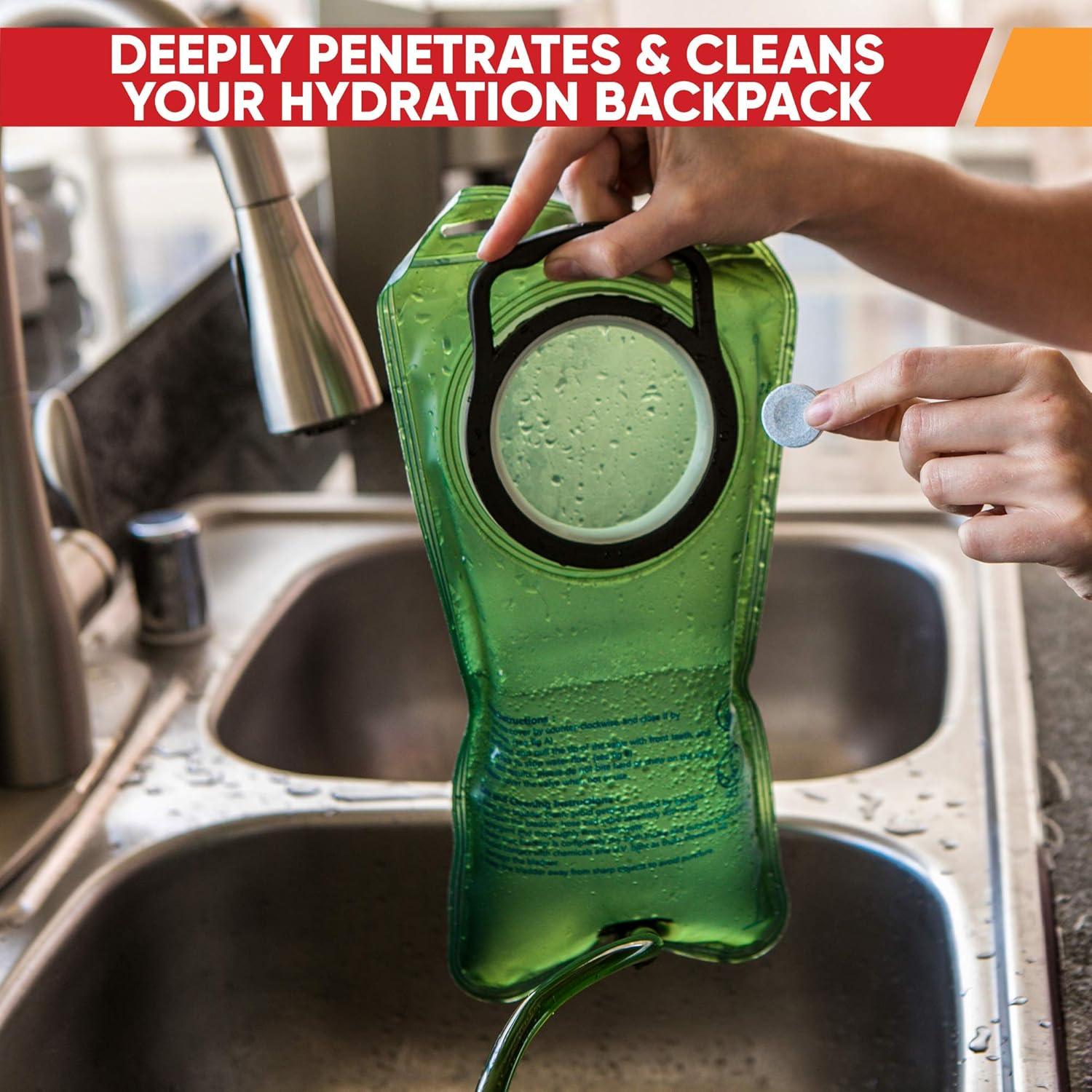 Tabletas de Limpieza para Mochilas de Hidratación - 90 Tabletas Ecológicas