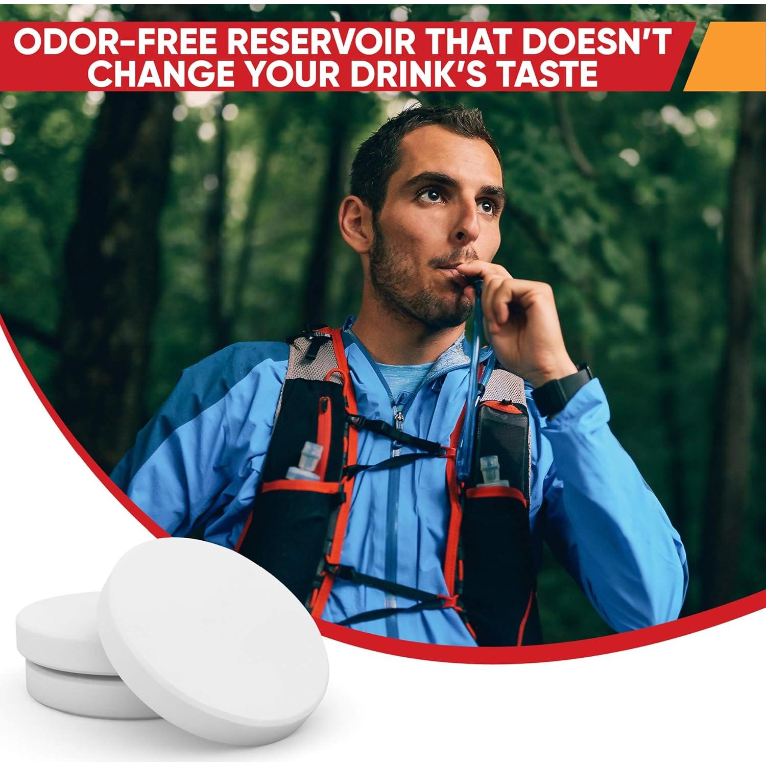 Tabletas de Limpieza para Mochilas de Hidratación - 90 Tabletas Ecológicas