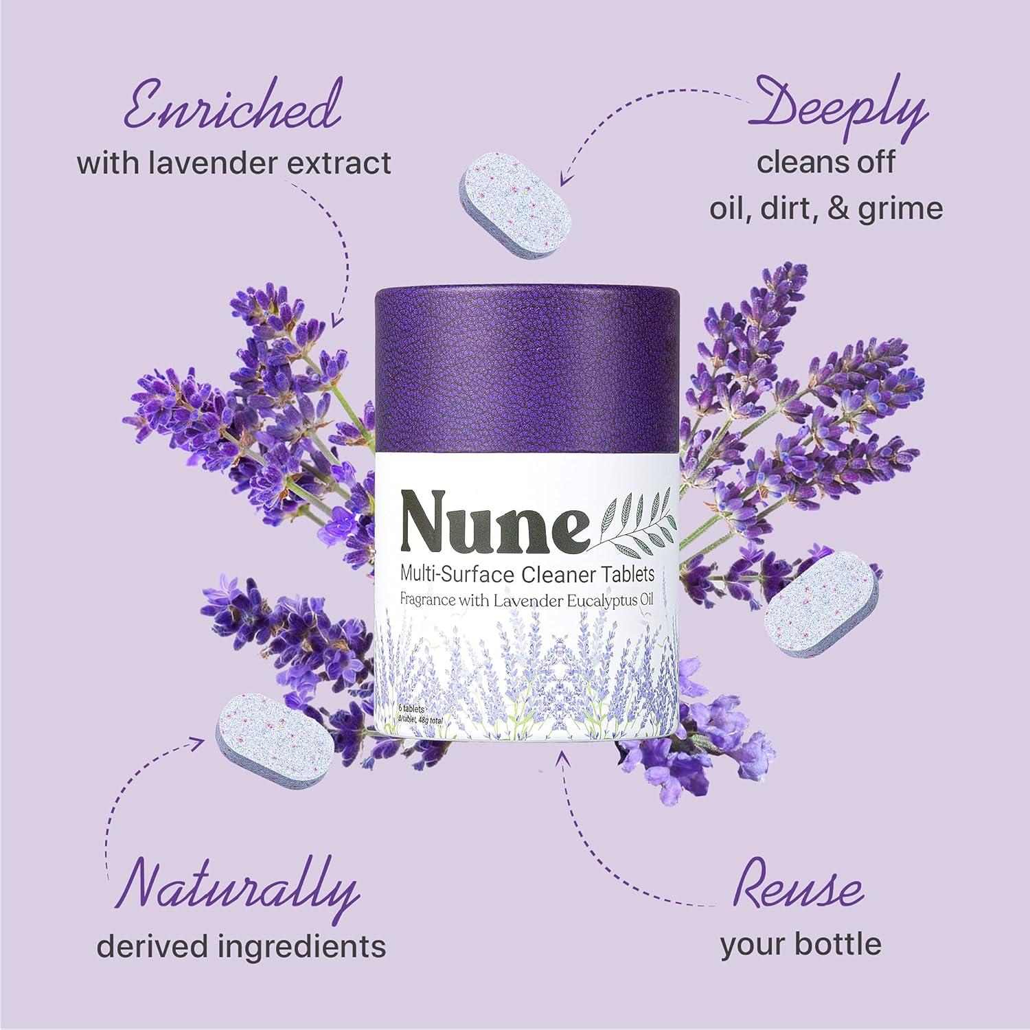Recargas Limpiador Multiusos Nune - 6 Tabletas Lavanda 4.26L