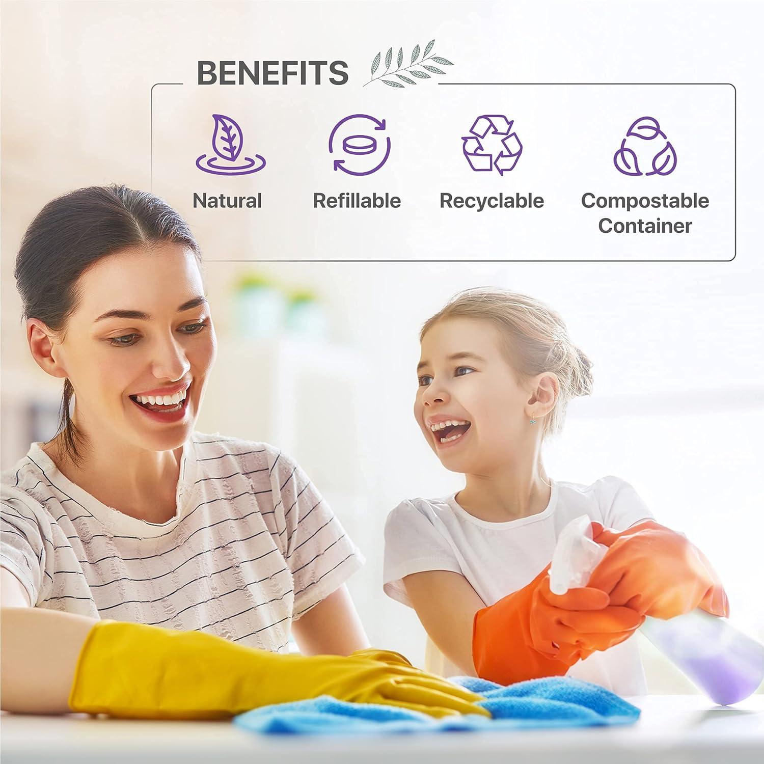 Recargas Limpiador Multiusos Nune - 6 Tabletas Lavanda 4.26L