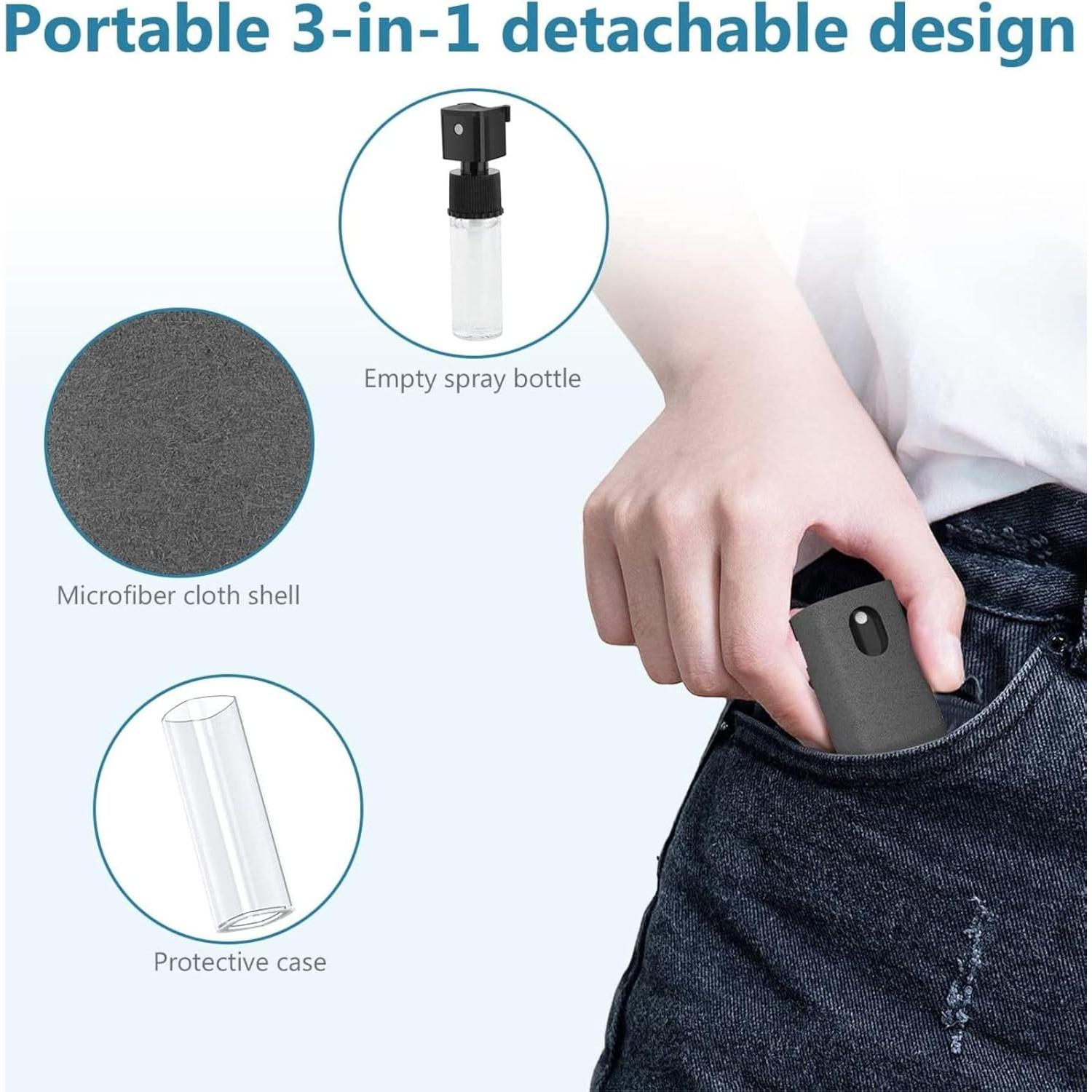 Limpiador de Pantalla Spray 4PCS MICROBUS Reutilizable 210g