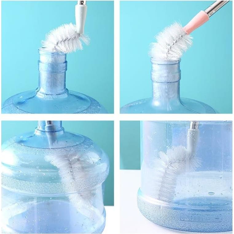 Cepillo de Botella Largo LuFOX 71 cm - 2 Piezas Rosa