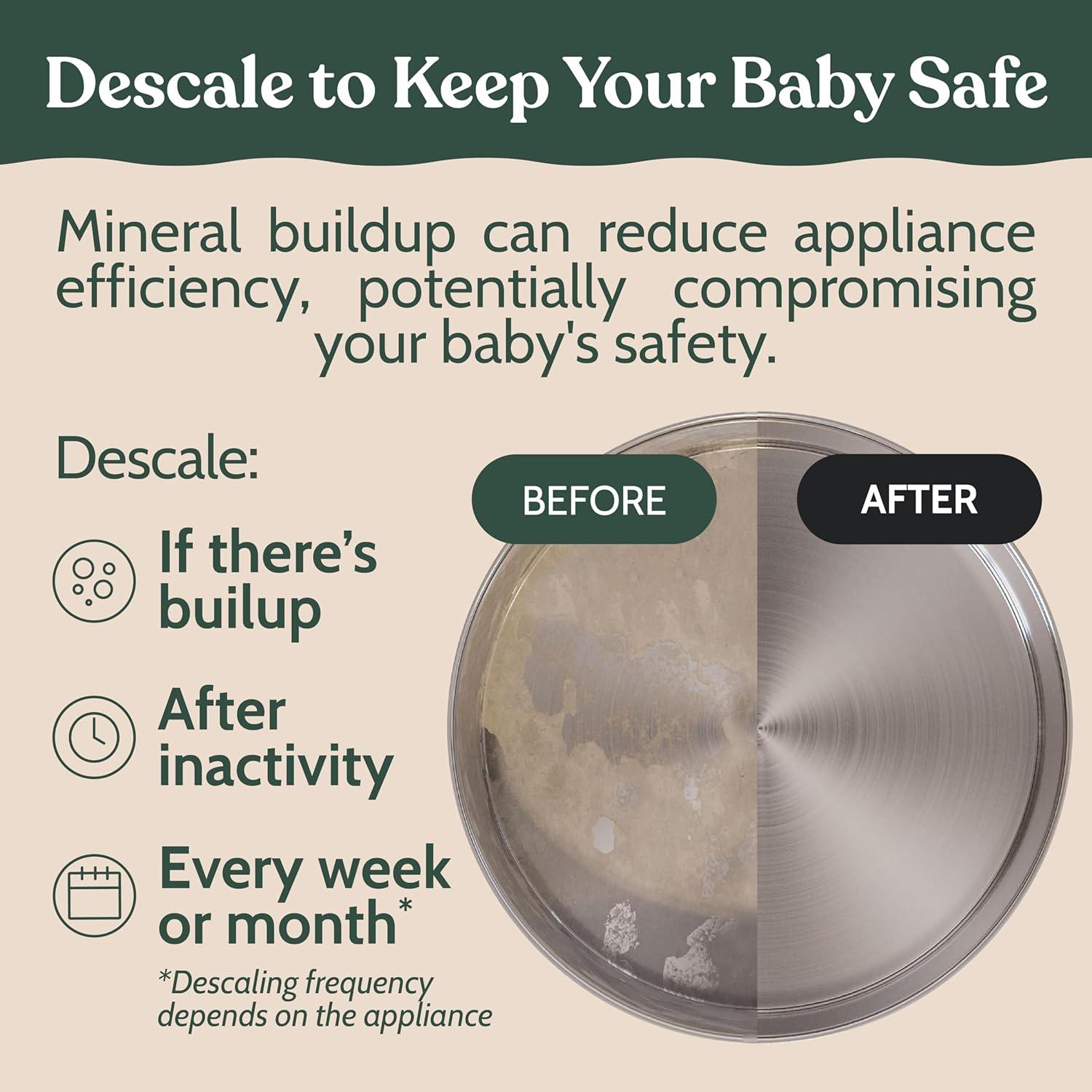 Solución Desincrustante Roobi para Baby Brezza - 2 Usos