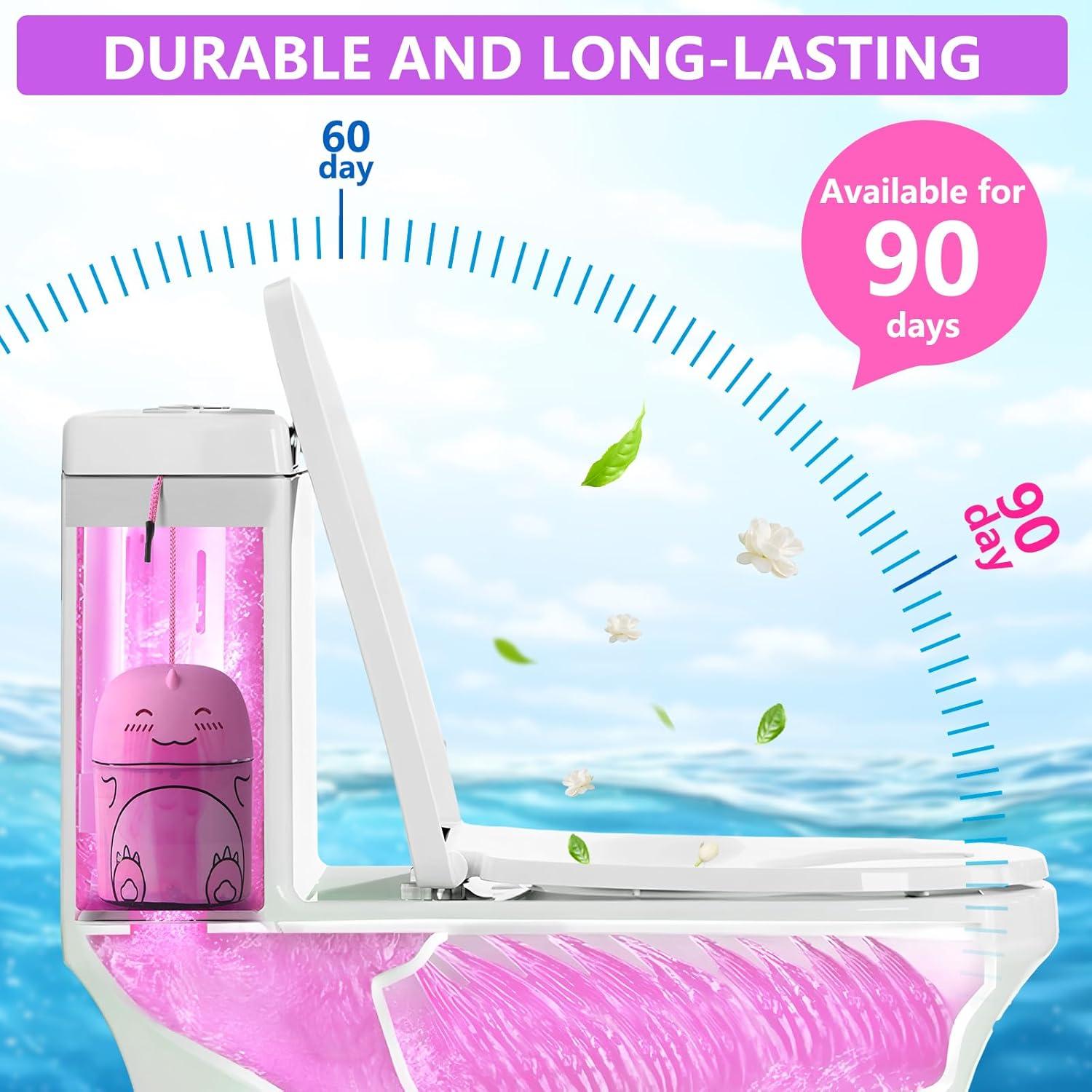 Limpiador de Inodoro Vokupoga Rosa 322g Fragancia Durazno