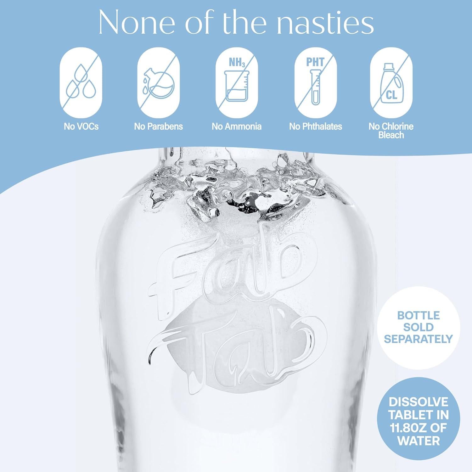 Tabletas de Jabón de Manos Espumoso FabTab - 12 Recargas