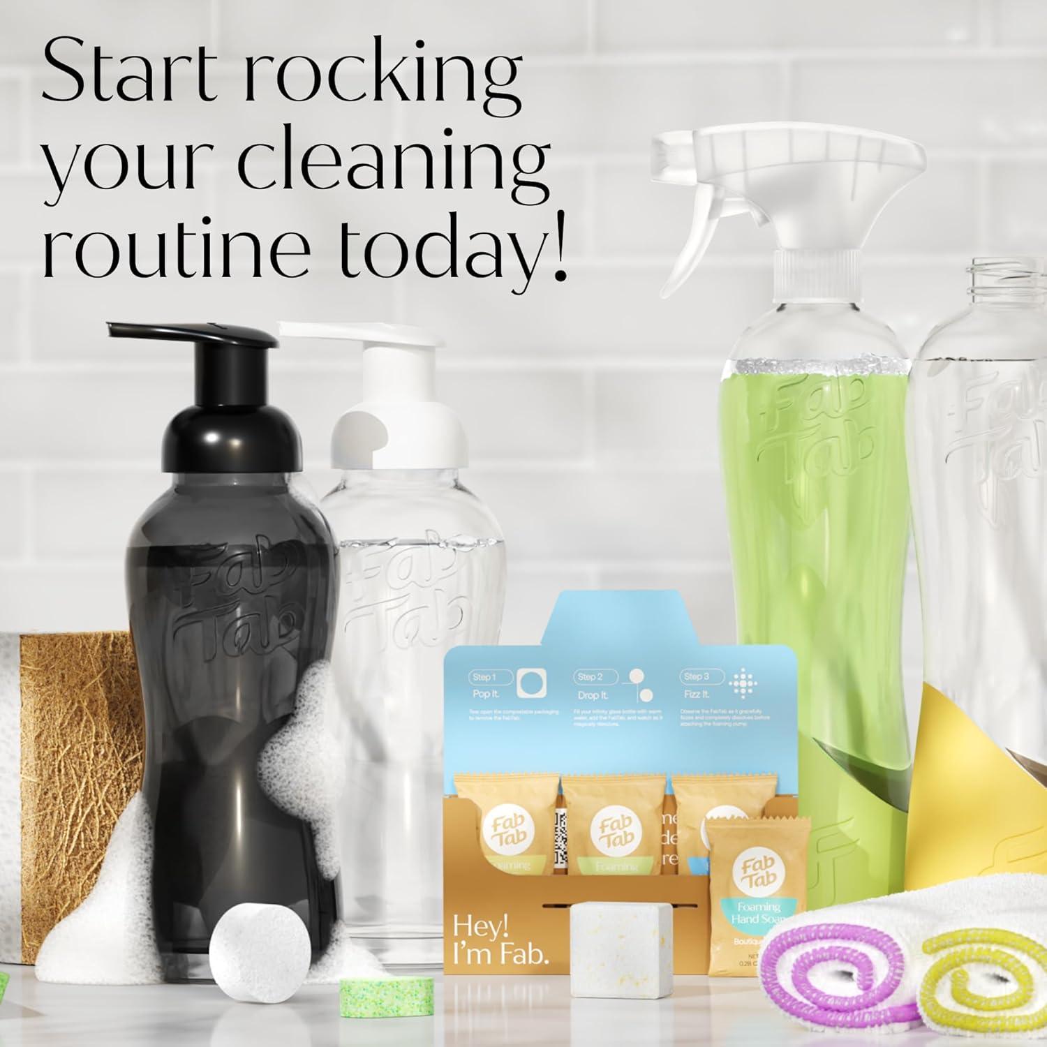 Tabletas de Jabón de Manos Espumoso FabTab - 12 Recargas