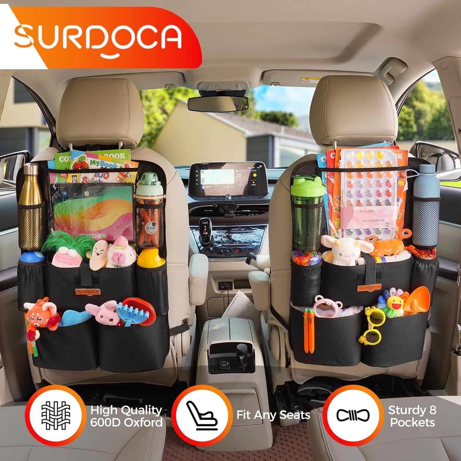 Organizador de Coche SURDOCA con Soporte para Tableta 63x44cm
