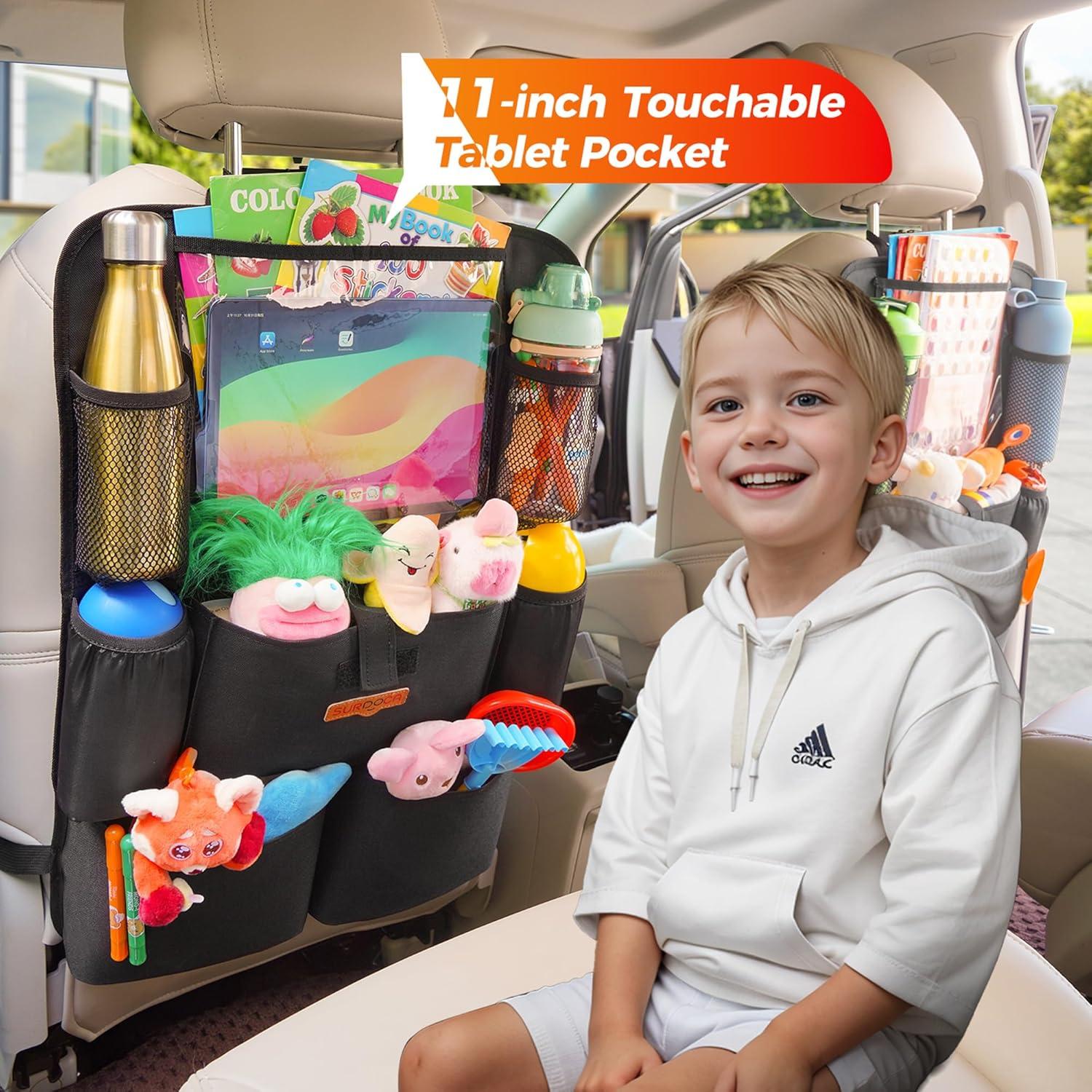 Organizador de Coche SURDOCA con Soporte para Tableta 63x44cm