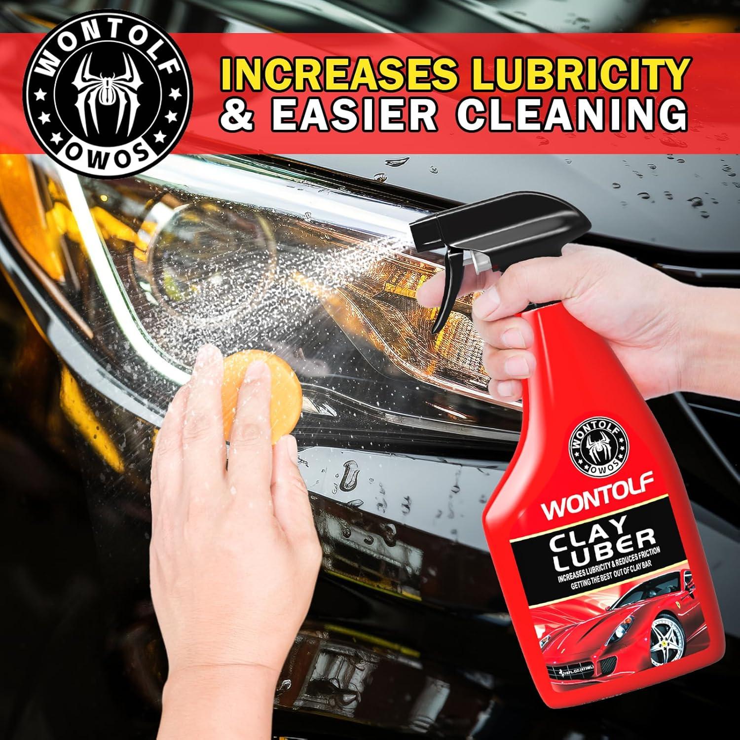 Kit de Detallado de Autos Stemni - 4 Barras de Arcilla y Lubricante