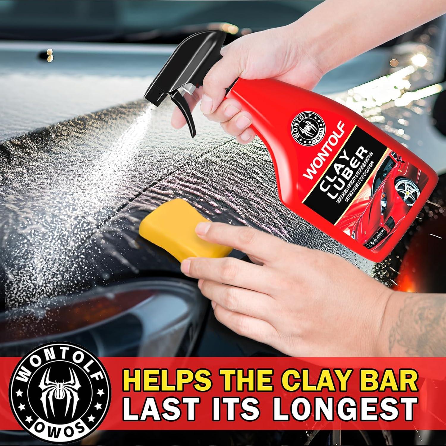 Kit de Detallado de Autos Stemni - 4 Barras de Arcilla y Lubricante