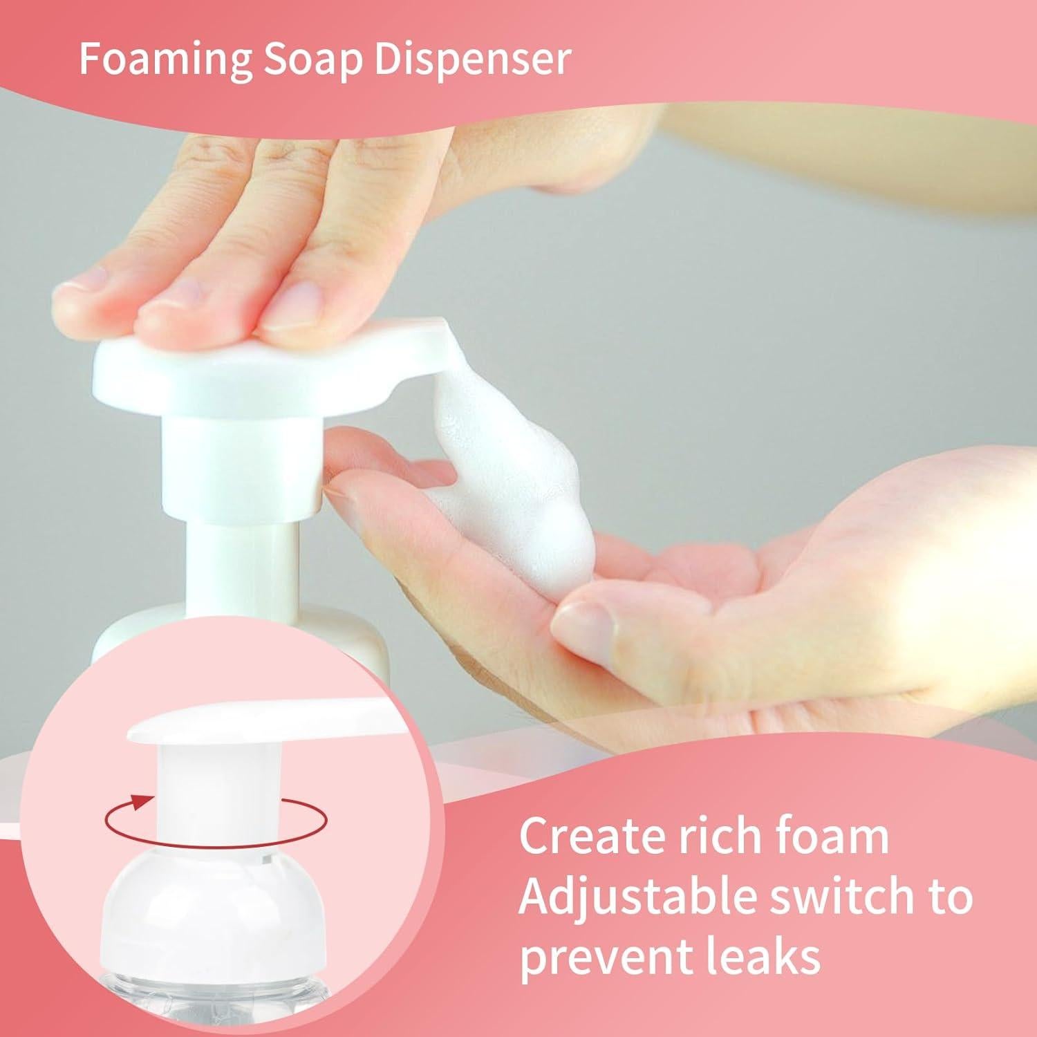 Tabletas de Jabón Espumoso RAQEHO 20pcs + Dispensador 250ml