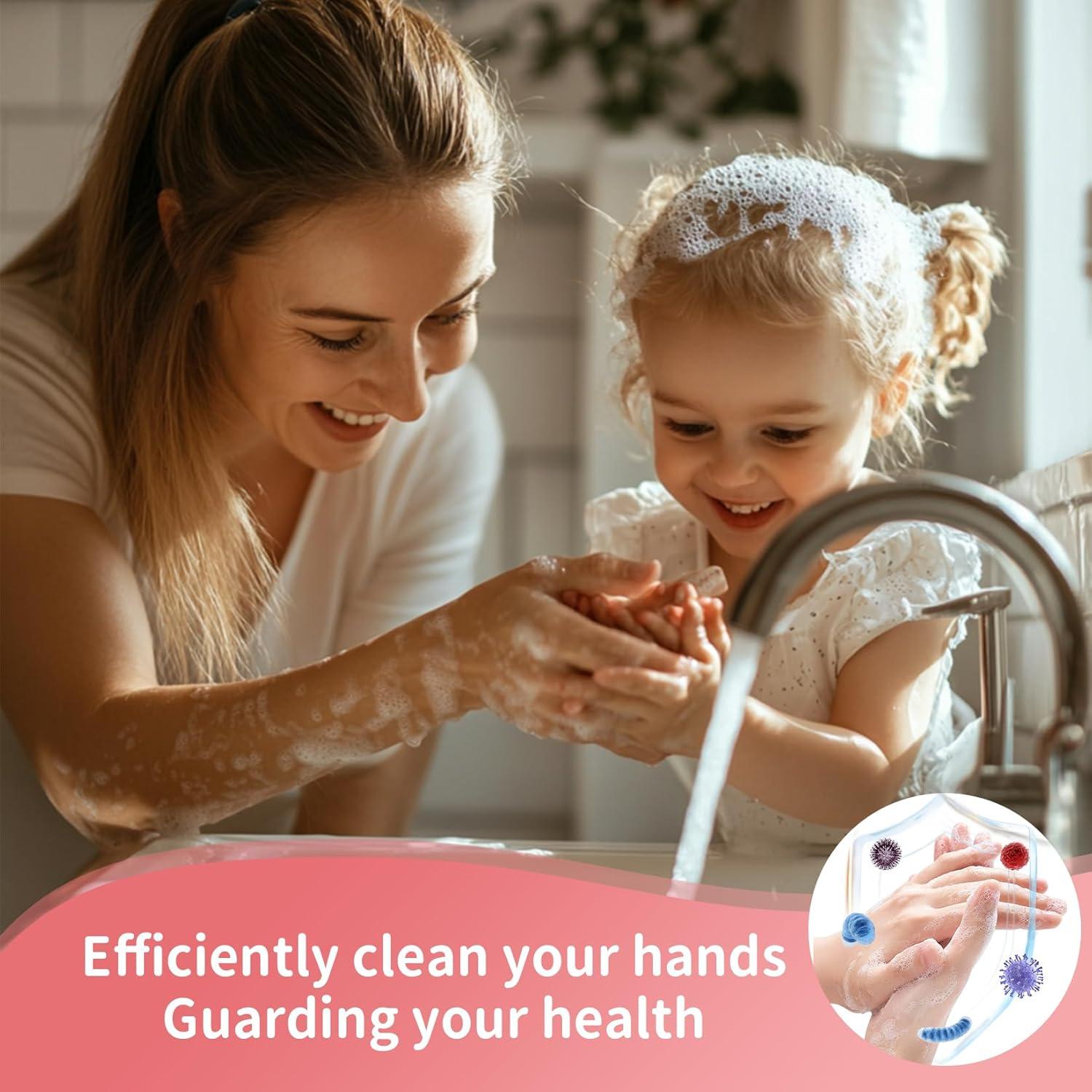 Tabletas de Jabón Espumoso RAQEHO 20pcs + Dispensador 250ml