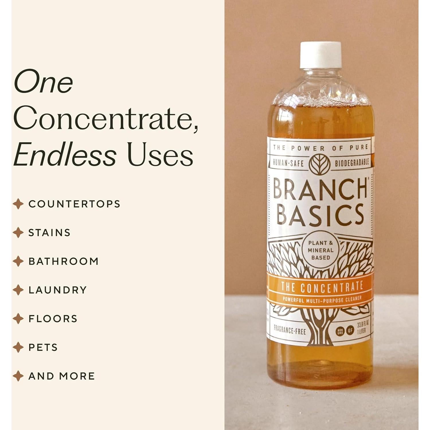 Recarga Concentrado Branch Basics 1L Limpiador Multiusos Sin Fragancia