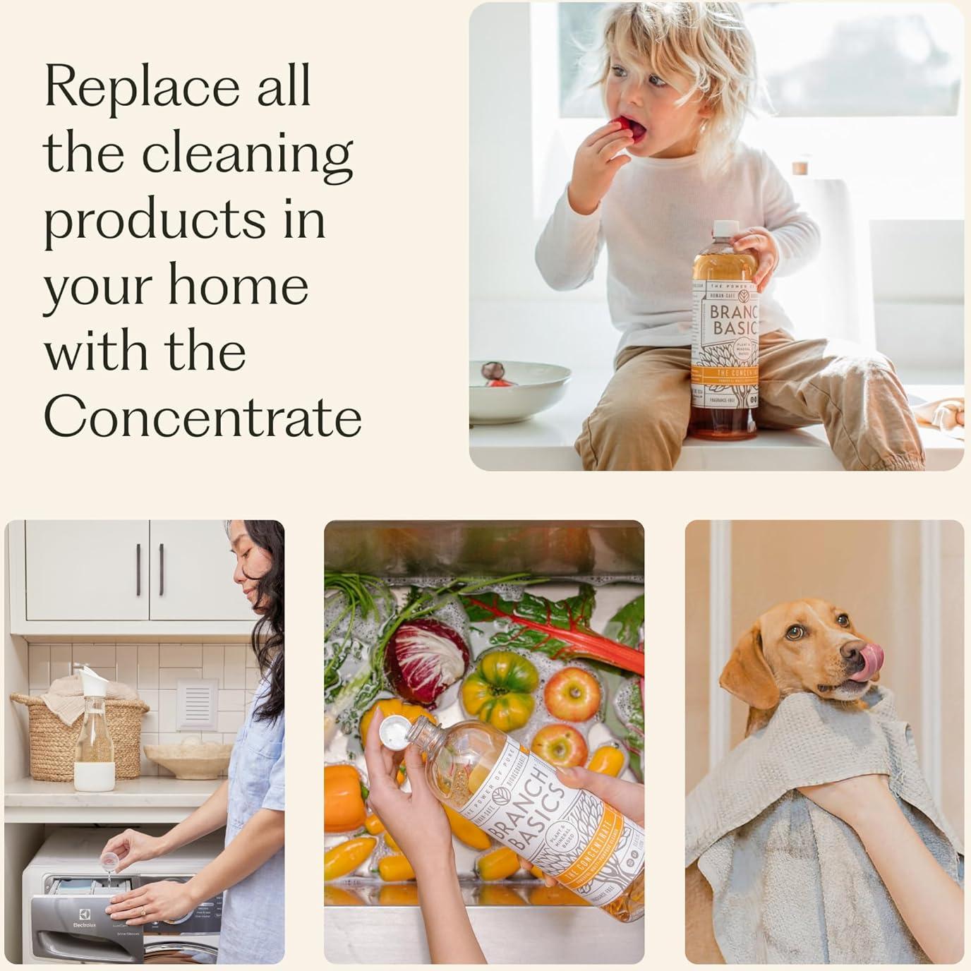 Recarga Concentrado Branch Basics 1L Limpiador Multiusos Sin Fragancia