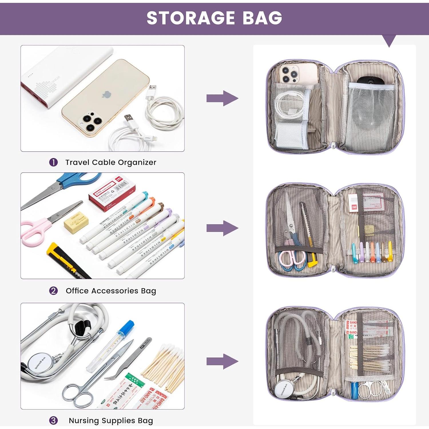 Mochila LoveVook para Laptop 17.3" Púrpura Resistente al Agua