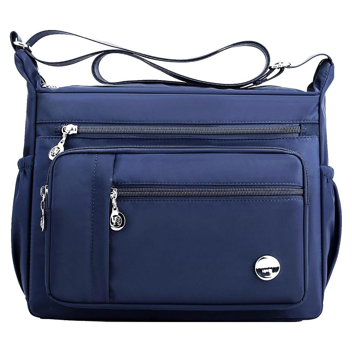 Bolso de Hombro MINTEGRA Azul Pequeño con Múltiples Bolsillos