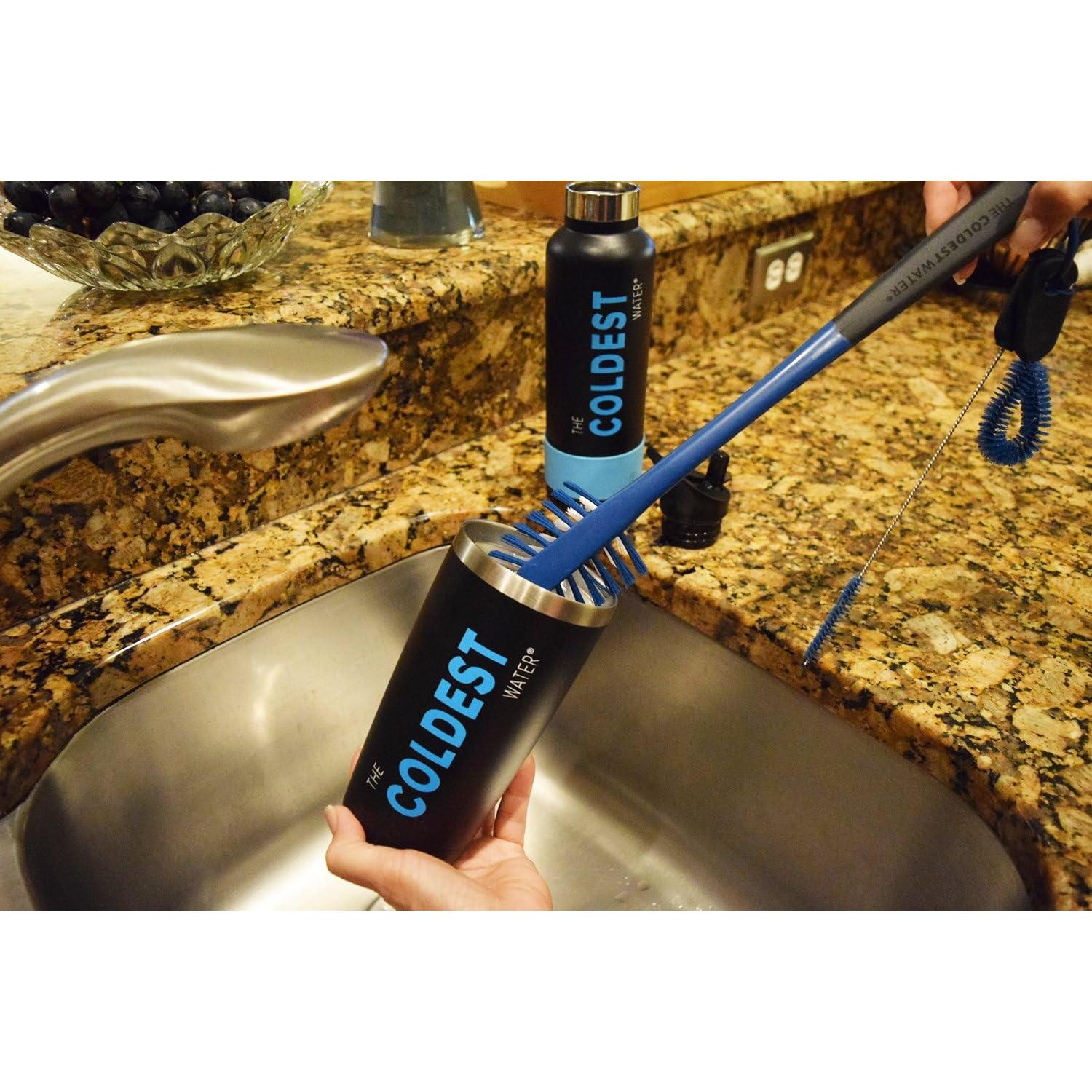 Cepillo Limpiador 3 en 1 El Agua Más Fría - Mango Largo