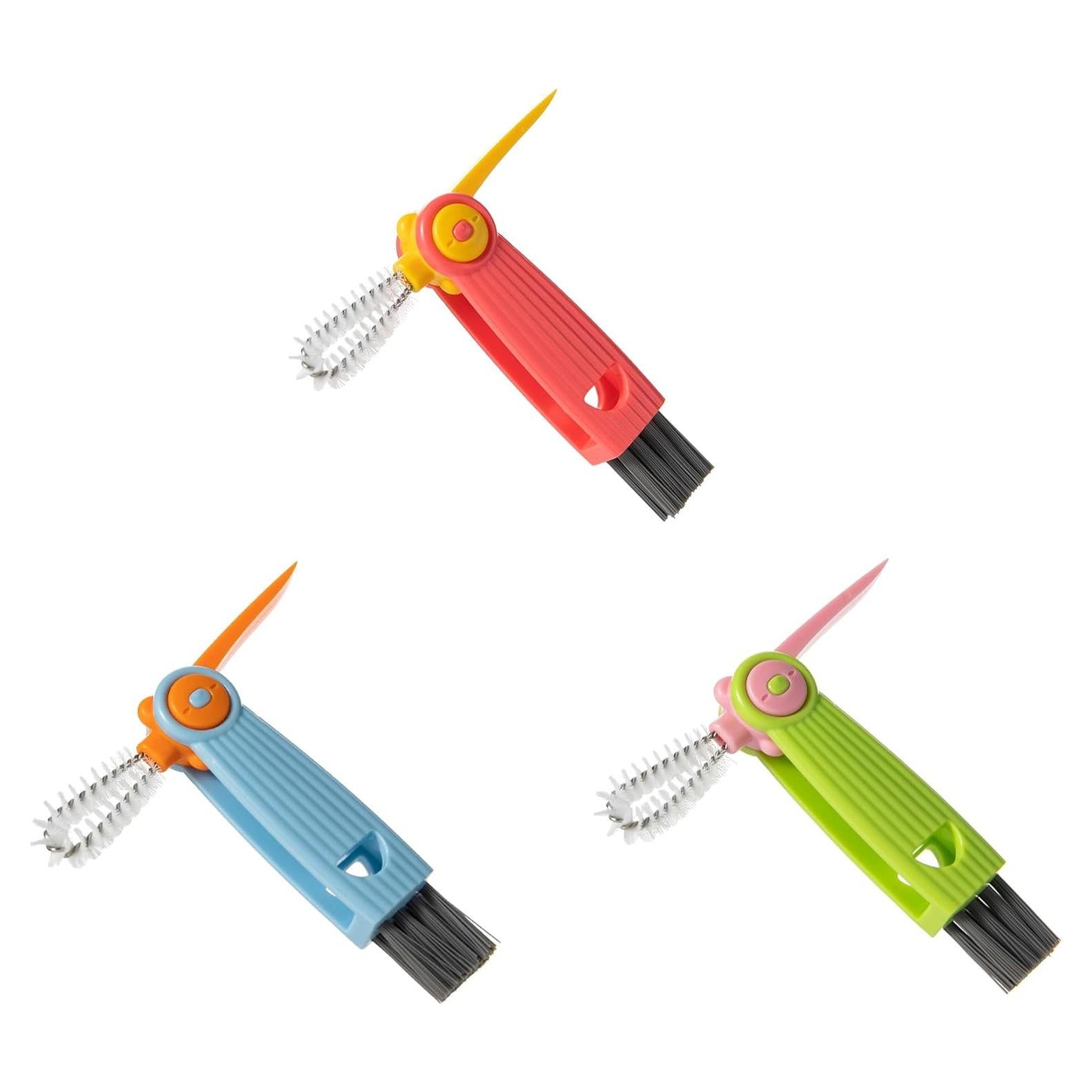 Juego de Cepillos de Limpieza 3 en 1 Chemimoso - Multifuncional