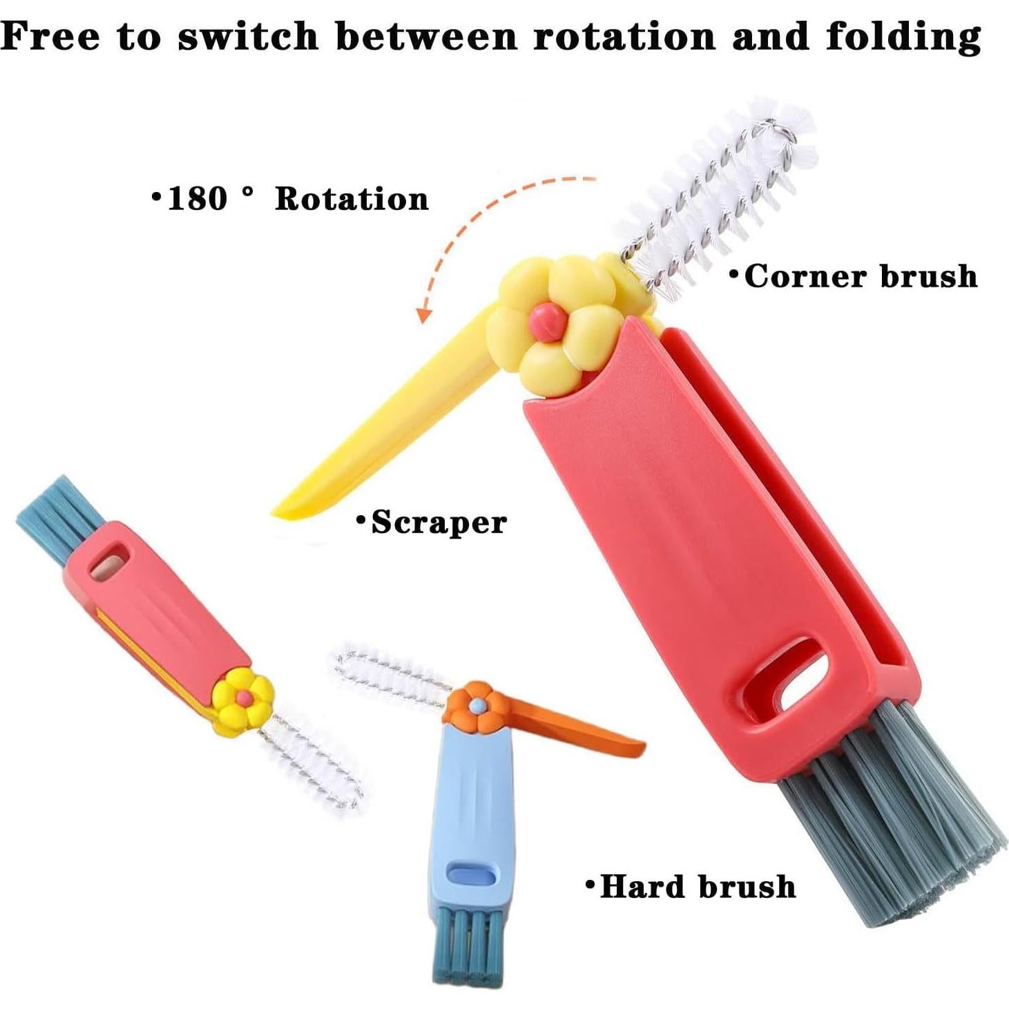 Set de Cepillos Limpiadores de Pajitas 33 cm DWVEB - 7 Piezas