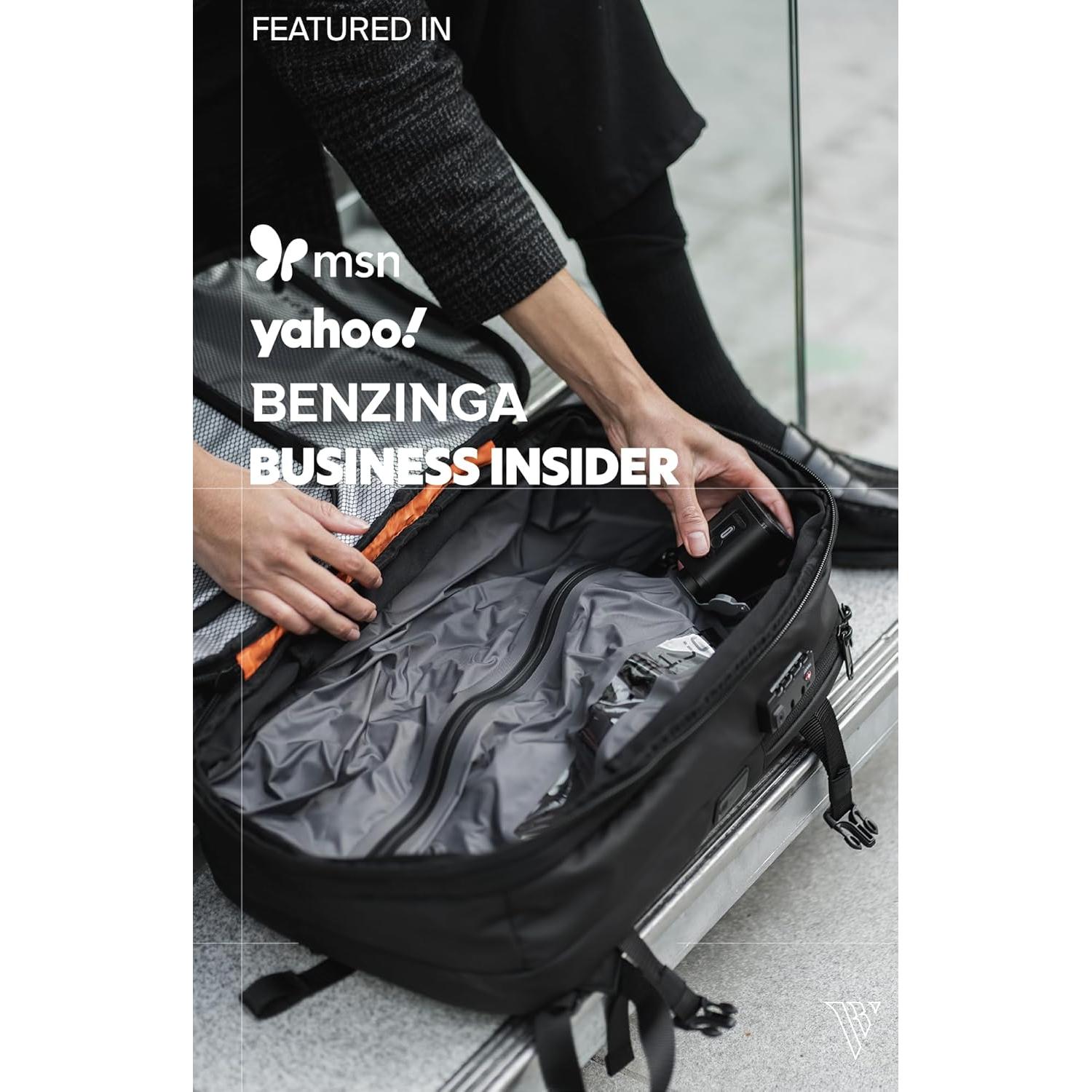 Mochila de Viaje BlackVoyage Vortex 60L con Bomba de Vacío