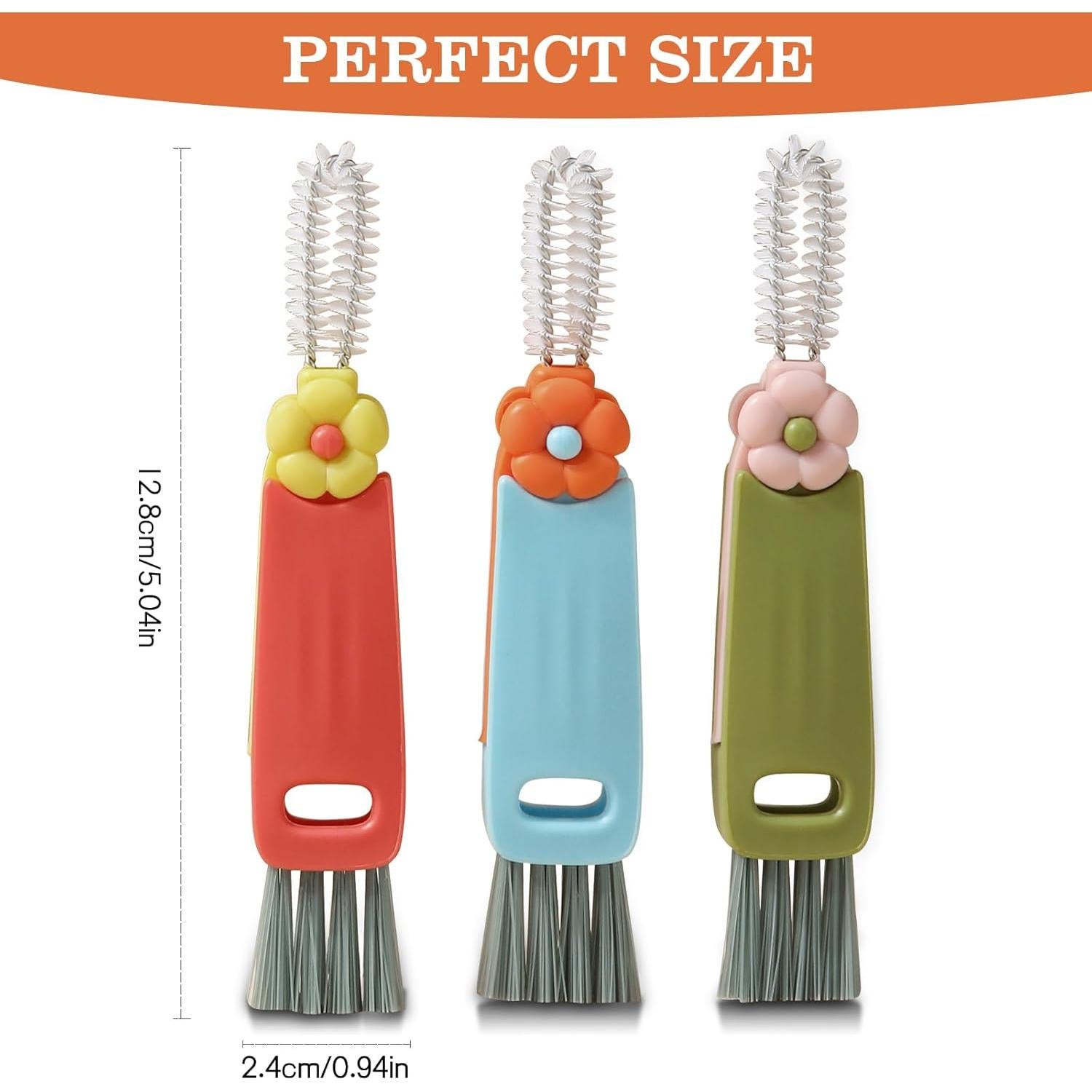 Juego de Cepillos de Limpieza 3 en 1 ieesspd - Tazas y Botellas