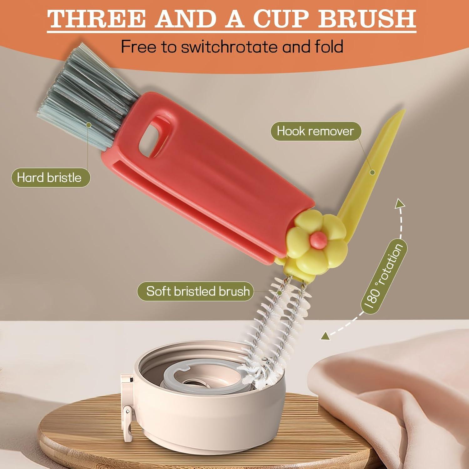 Juego de Cepillos de Limpieza 3 en 1 ieesspd - Tazas y Botellas