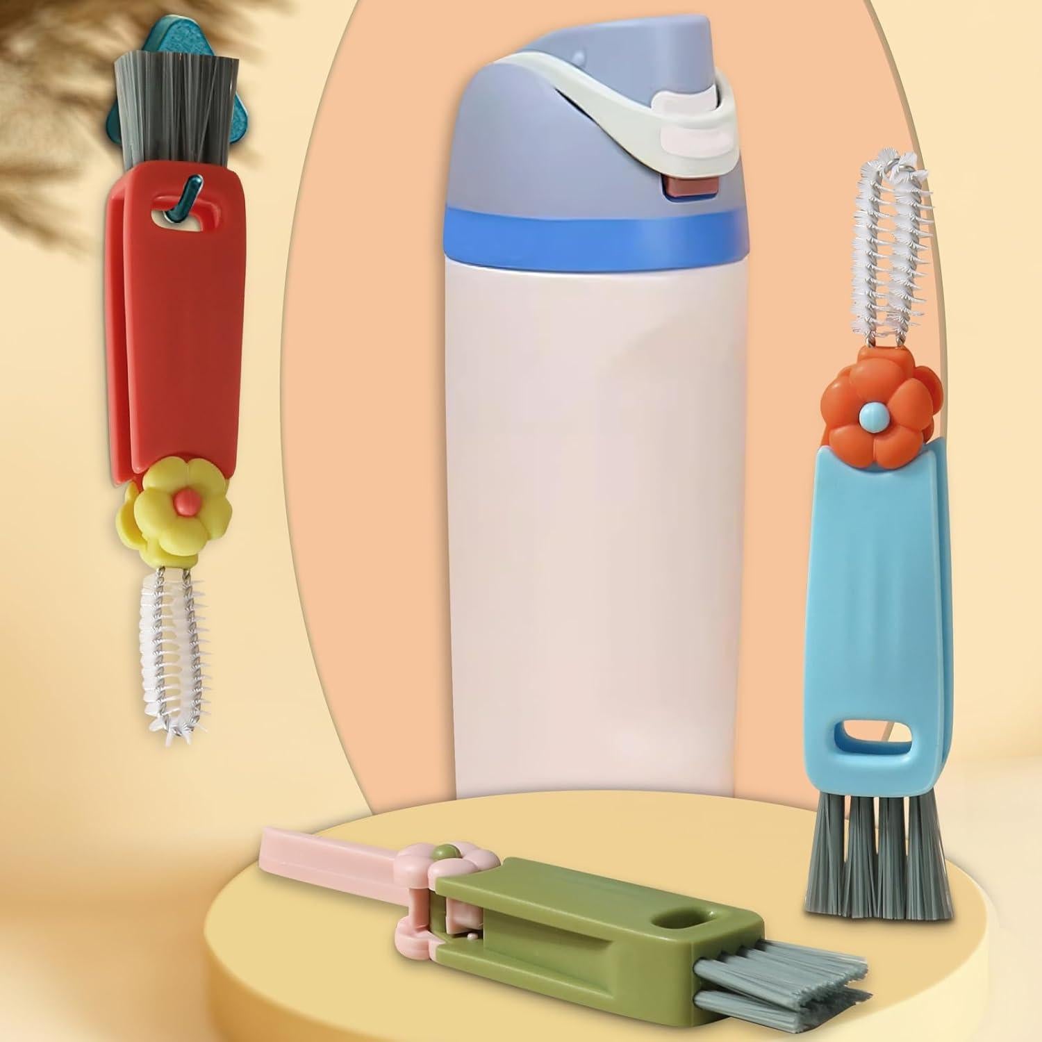 Juego de Cepillos de Limpieza 3 en 1 ieesspd - Tazas y Botellas