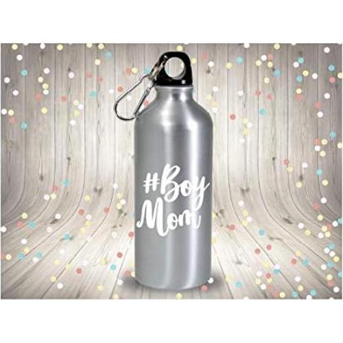 Calcomanía Vinilo #BoyMom Foxtail Decals Blanca 12x11cm