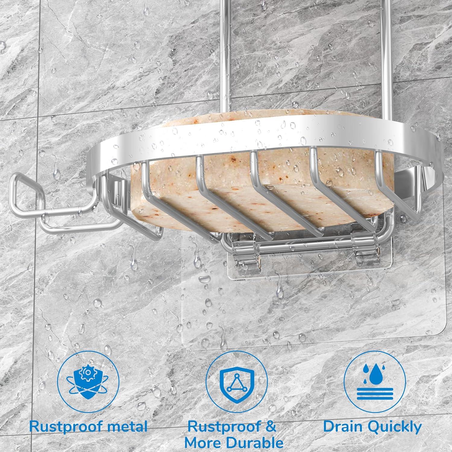 Soporte para Jabón de 3 Niveles MASADI Acero Inoxidable Plata